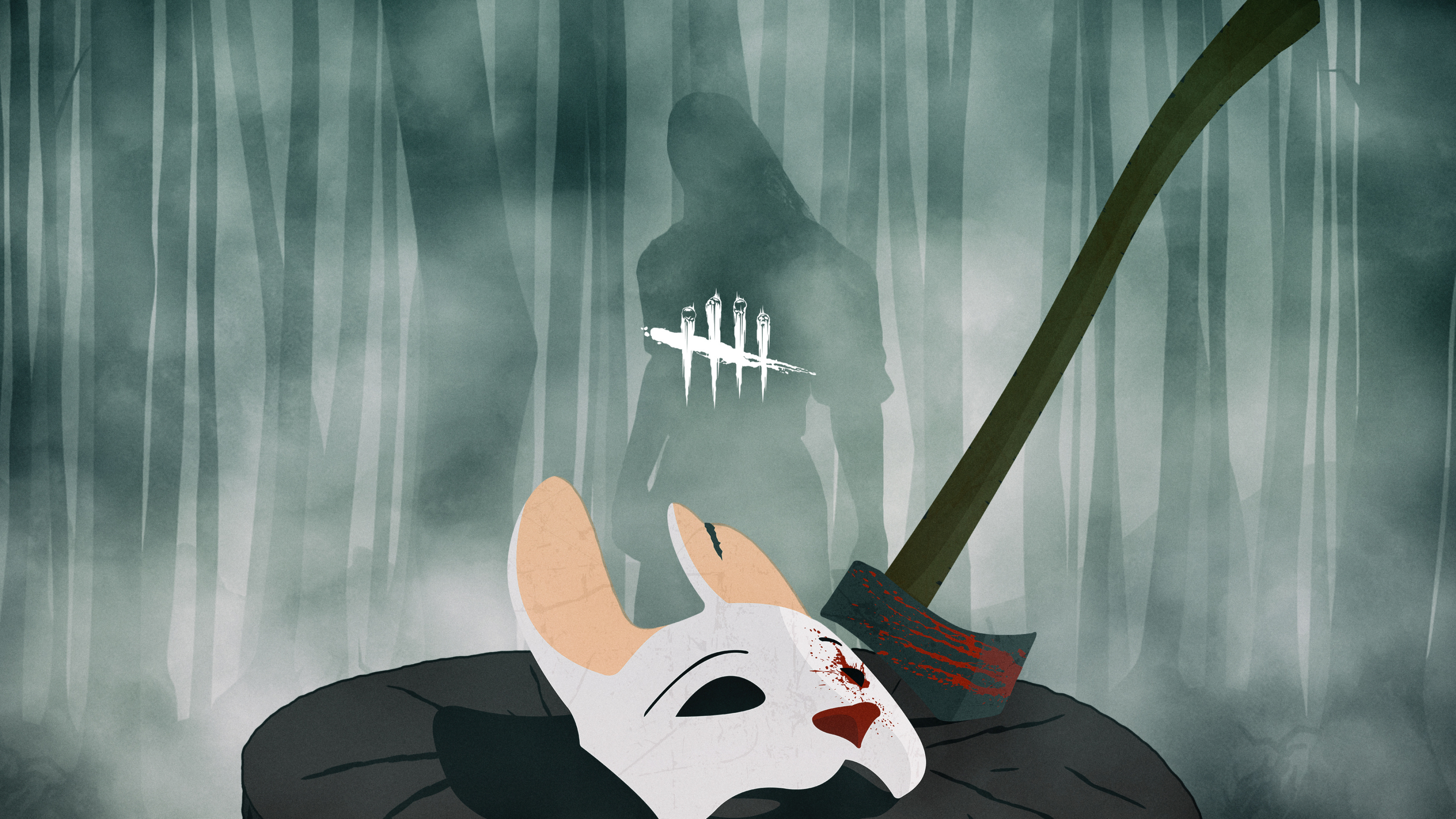 Dead by Daylight, Gaming, Fanart, Artistic wallpapers, 3840x2160 4K Desktop