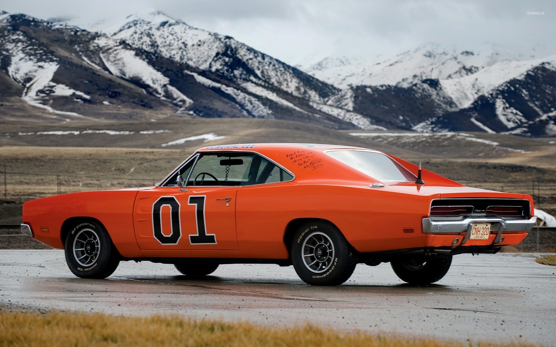 General Lee Car, Side view wallpaper, Car enthusiasts, Muscle car love, 1920x1200 HD Desktop