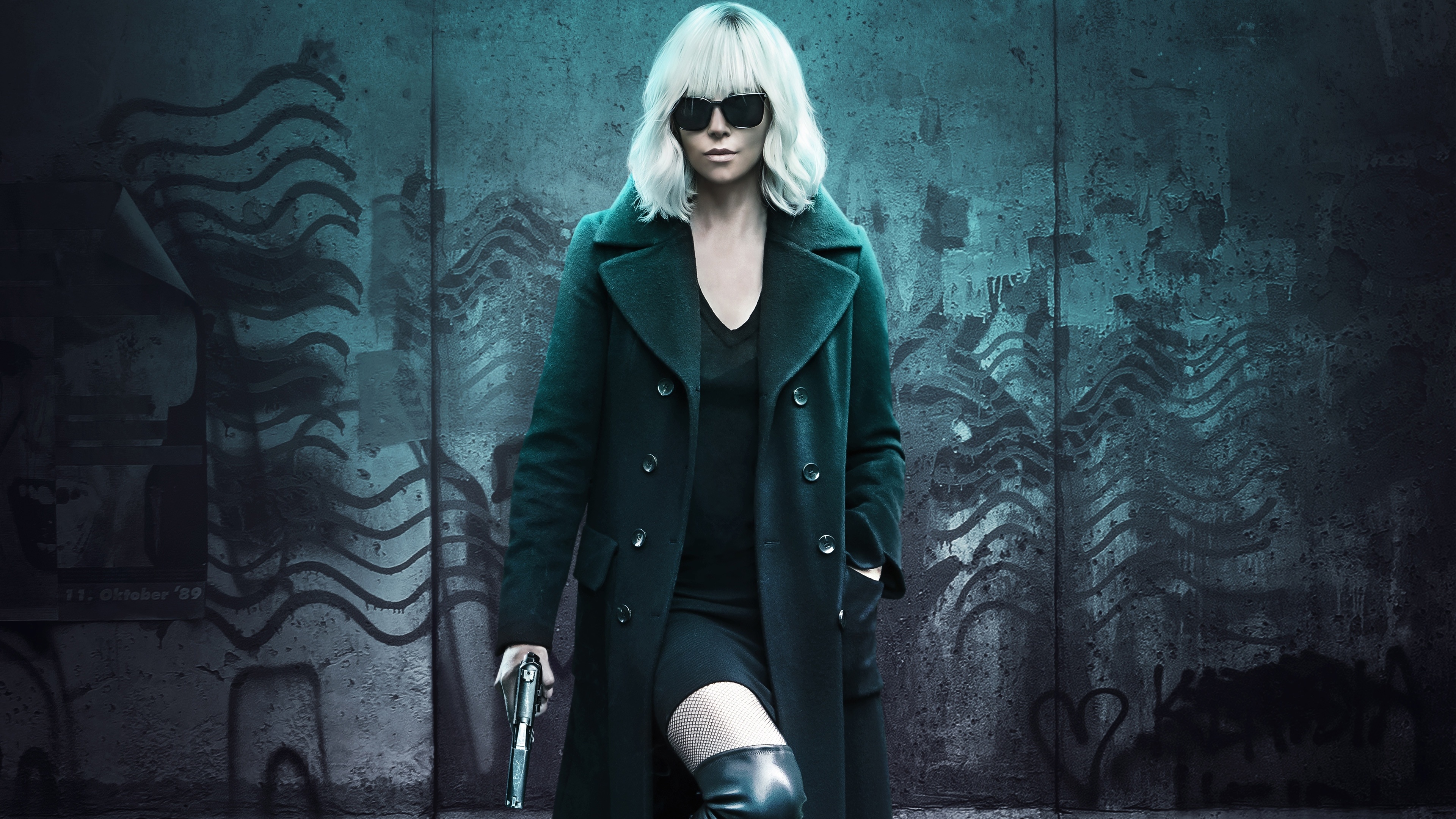 Atomic Blonde, Charlize Theron Wallpaper, 3840x2160 4K Desktop