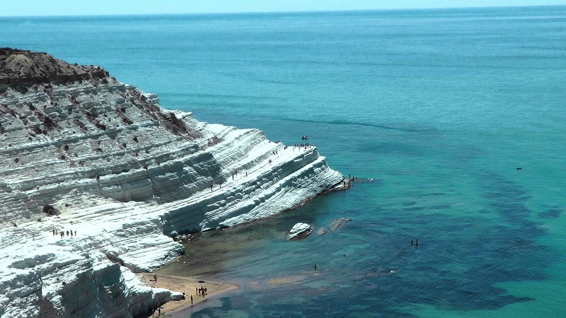 Scala dei Turchi, Sicilia, Agrigento, Lista Rossa, 1920x1080 Full HD Desktop