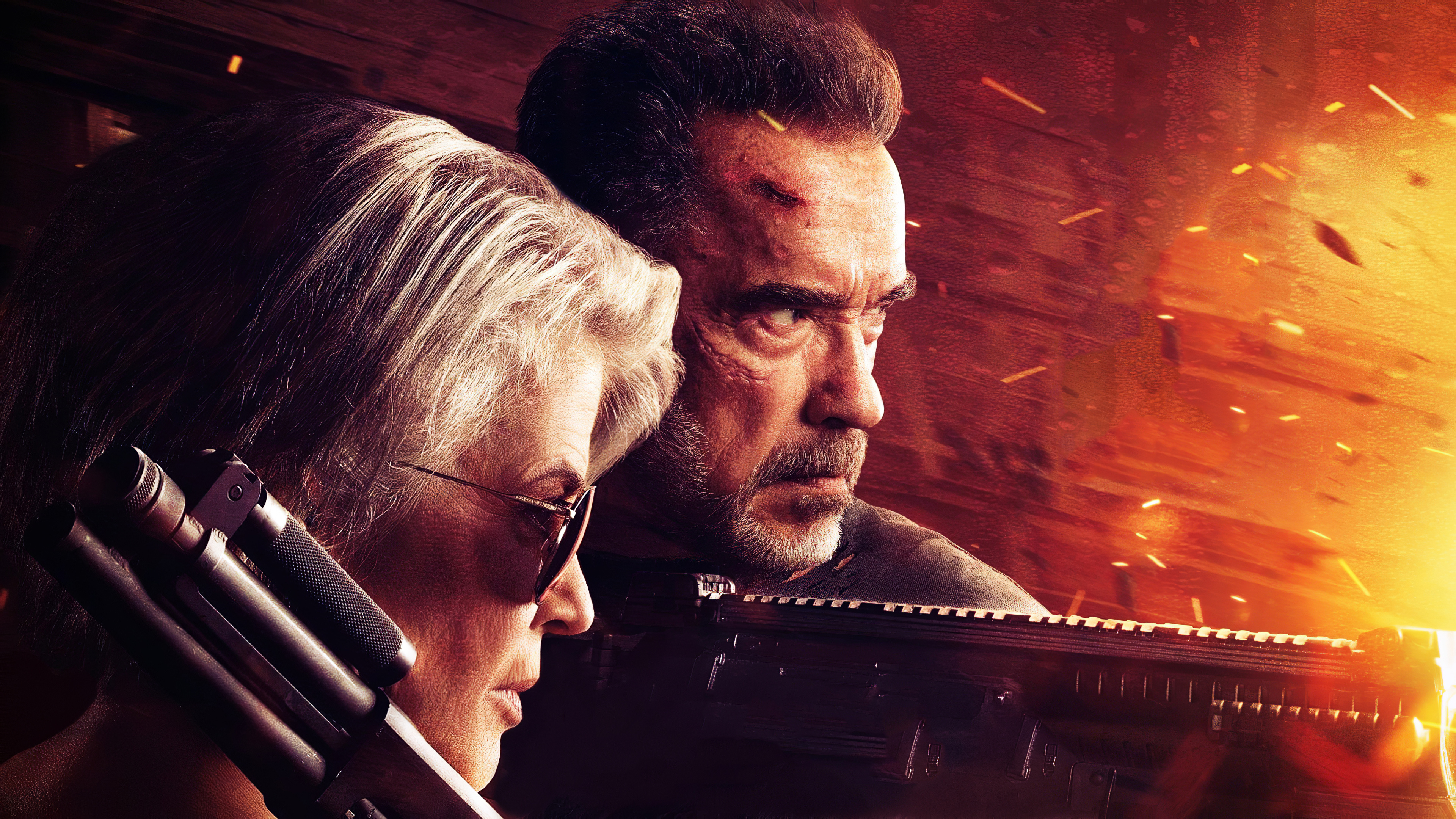 Terminator: Dark Fate, 4k movie, High-definition images, Immersive viewing, 3840x2160 4K Desktop