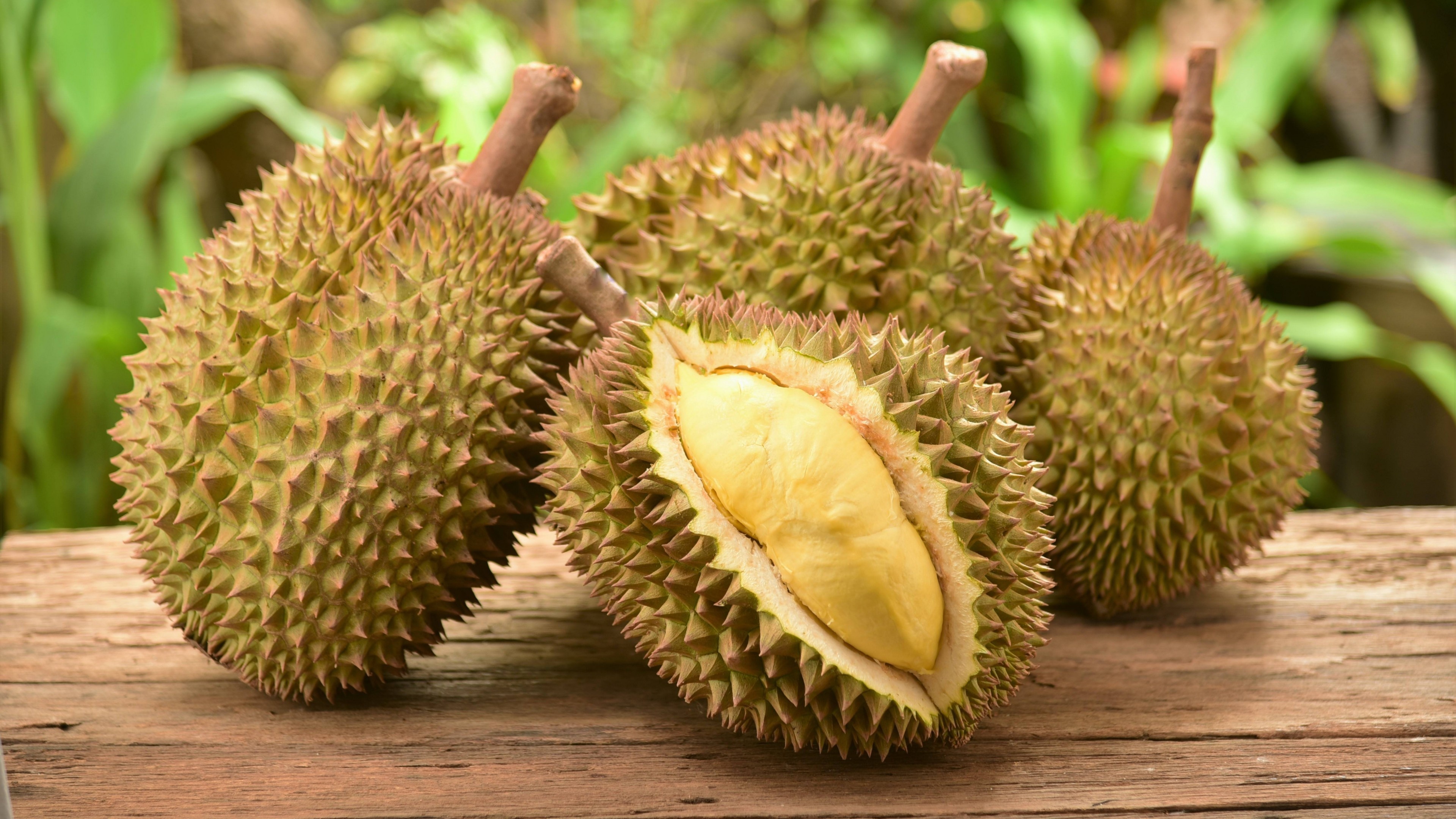 Durian fruit wallpaper, High-resolution image, Food photography, Appetizing picture, 3840x2160 4K Desktop