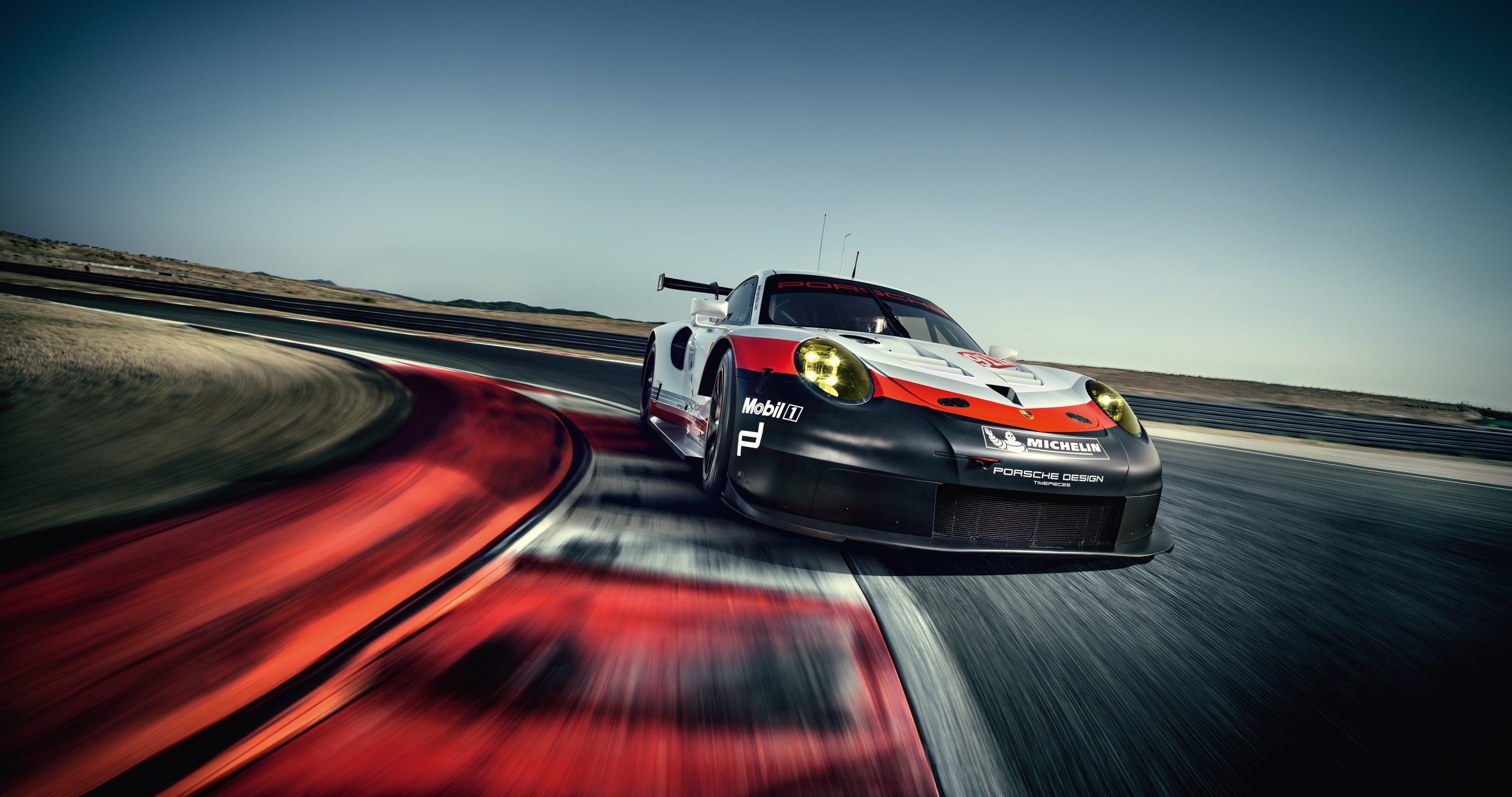 Porsche 911 RSR, Car Race Wallpaper, 2560x1350 HD Desktop