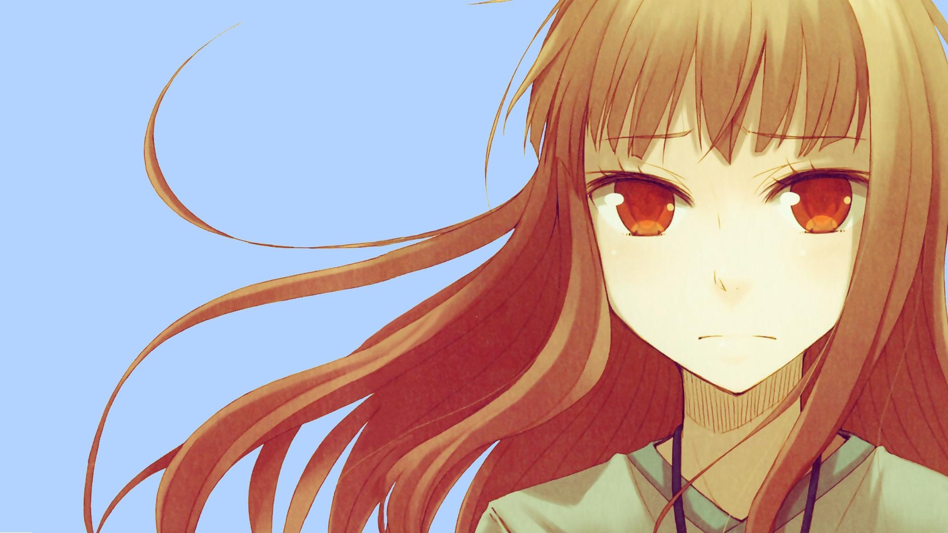 Spice and Wolf, Anime face, HD wallpaper, Better anime wallpaper, 1920x1080 Full HD Desktop