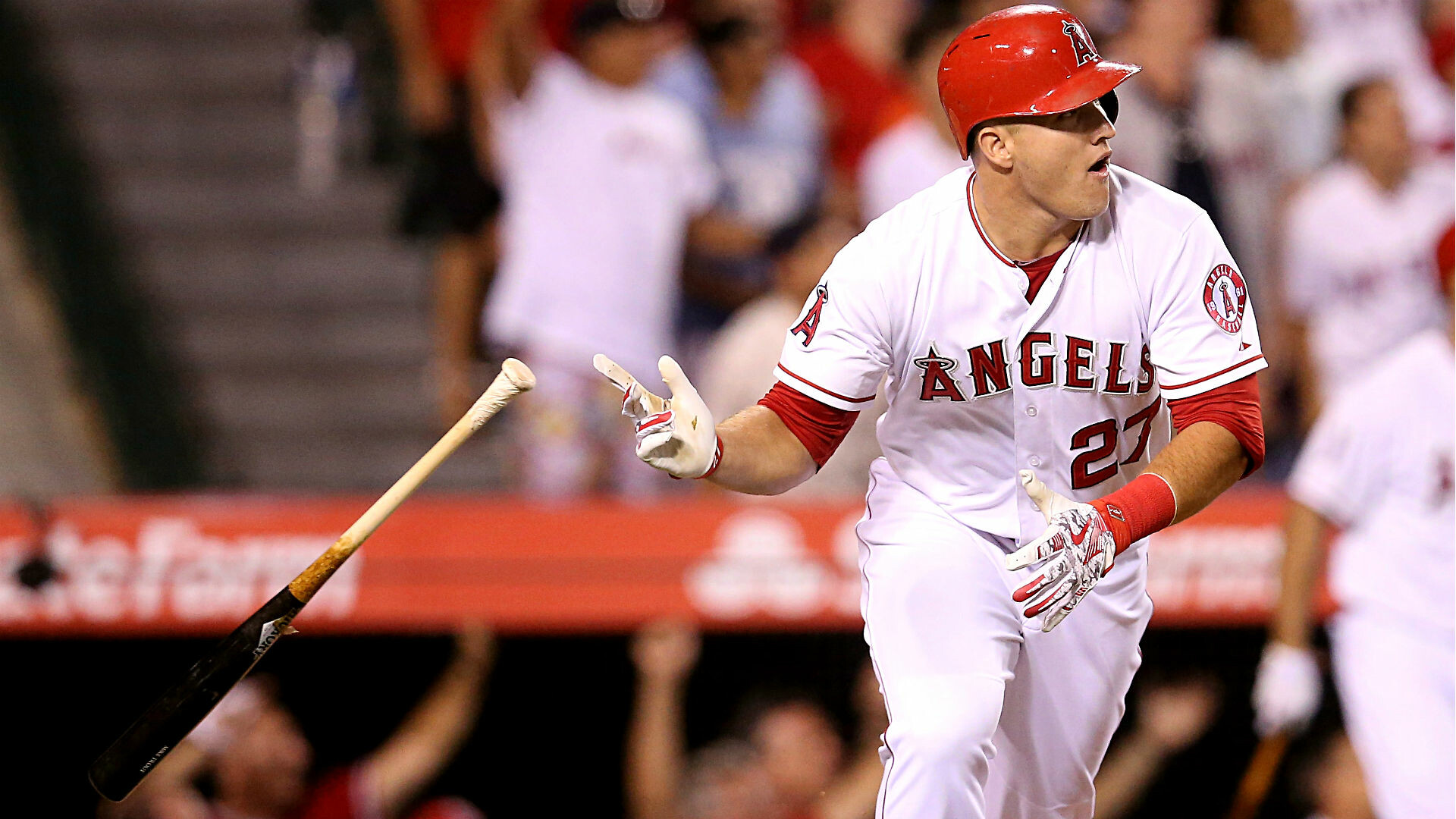 Mike Trout wallpaper, Captivating baseball image, Background for fans, Breathtaking visuals, 1920x1080 Full HD Desktop