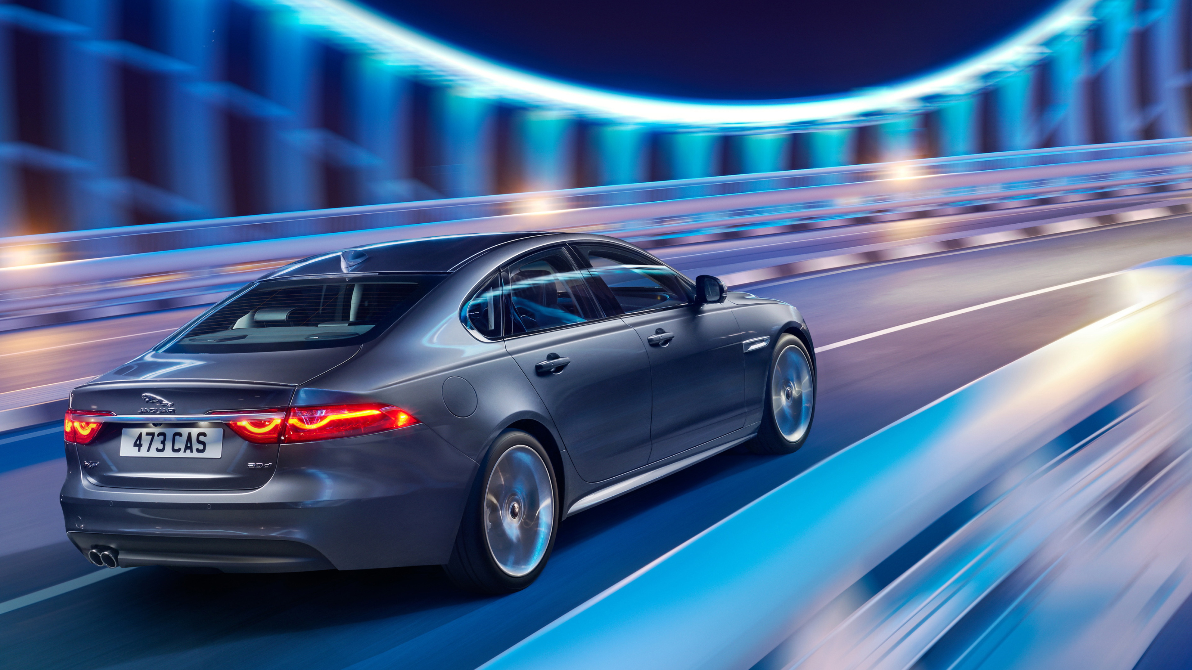 Jaguar XF, Sleek profile, Exquisite craftsmanship, Dynamic performance, 3840x2160 4K Desktop