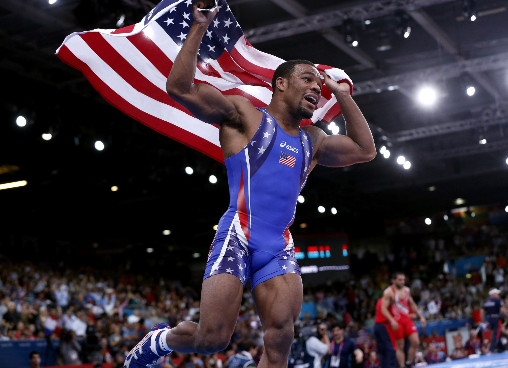 Gold medal celebration, Burroughs Jordan Wallpaper, 2050x1490 HD Desktop