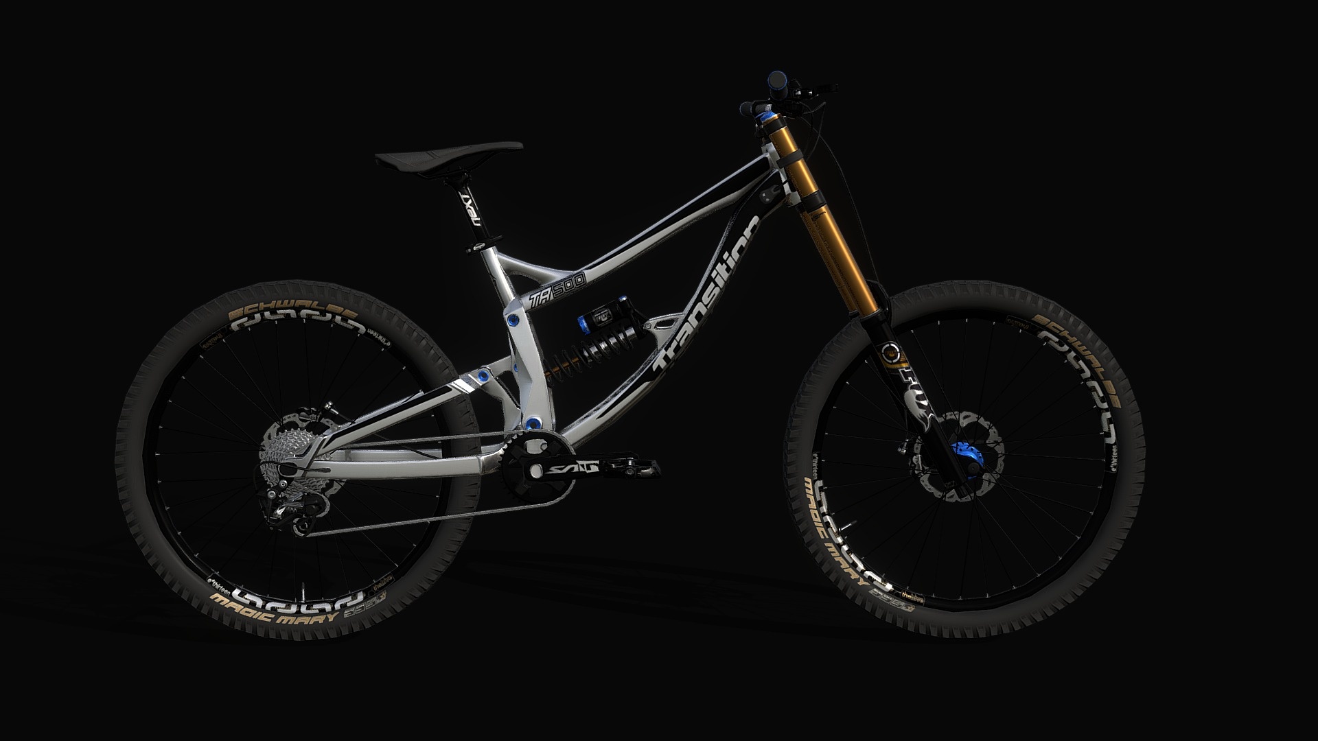 Transition Bikes, TR 500 model, 3D rendering, Impressive bike, 1920x1080 Full HD Desktop