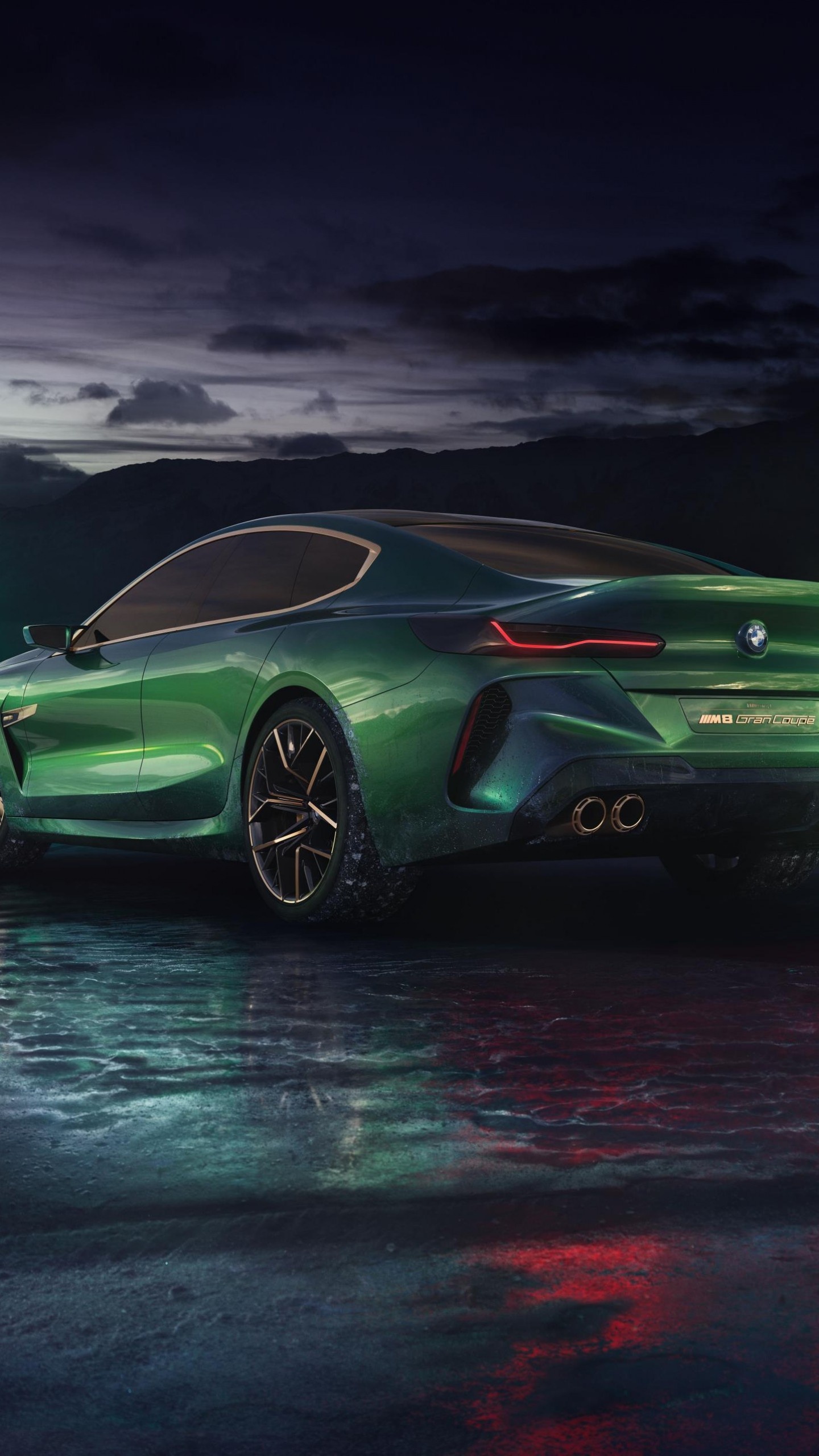 BMW M8, Gran Coupe, Geneva, Auto Show, 2018, 1440x2560 HD Phone