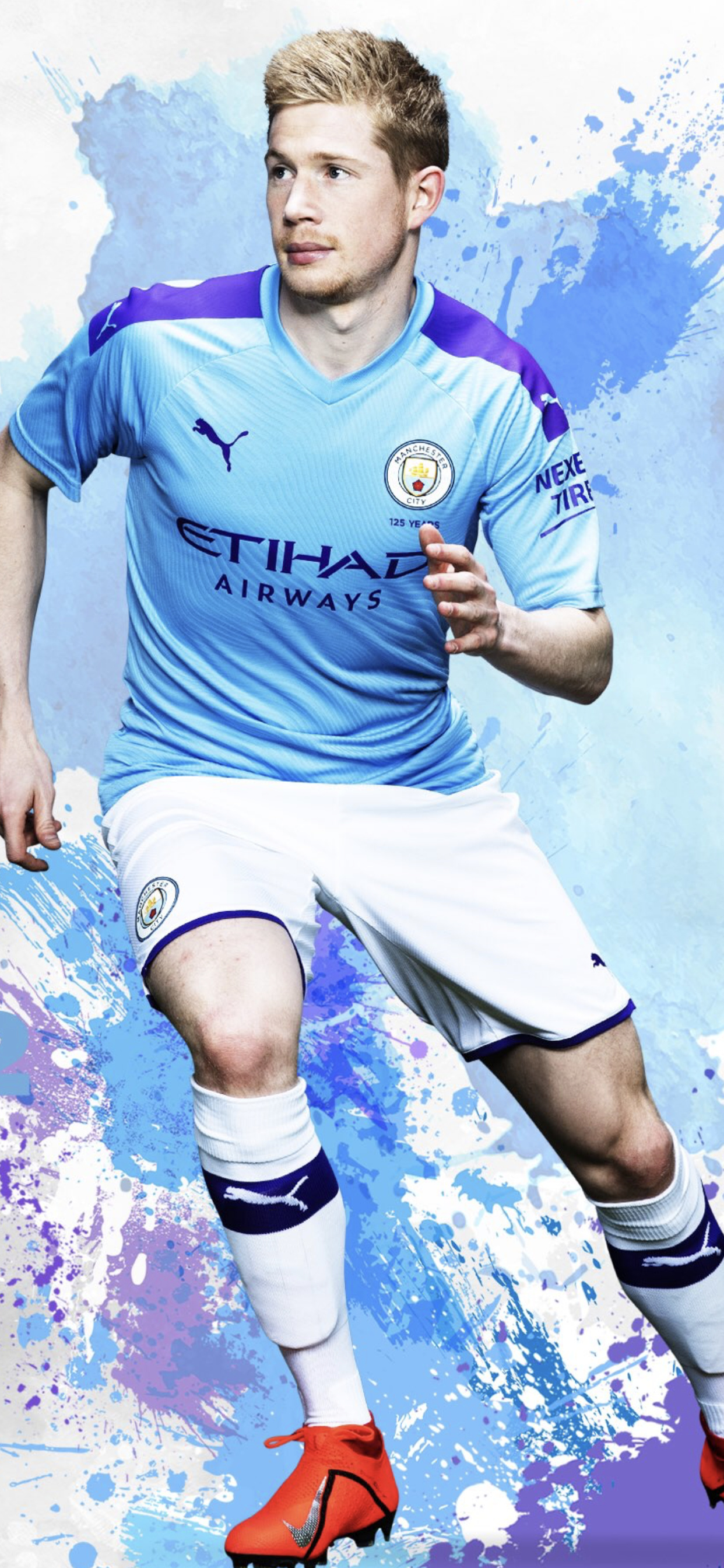 Kevin De Bruyne, 2019-20, Iphone wallpaper, Manchester City, 1250x2690 HD Phone