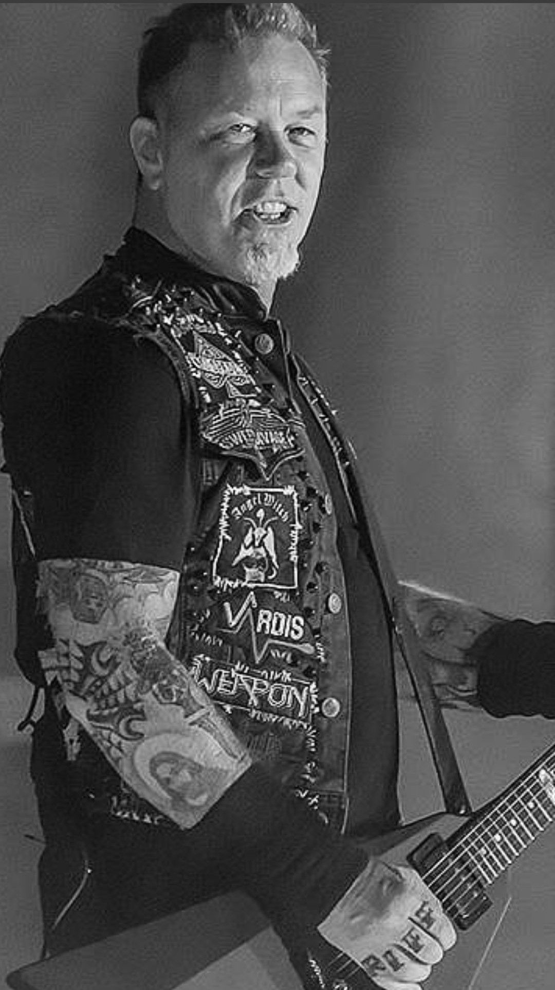 James Hetfield, Metallica, Music legends, Jaime Soriano, 1080x1930 HD Phone