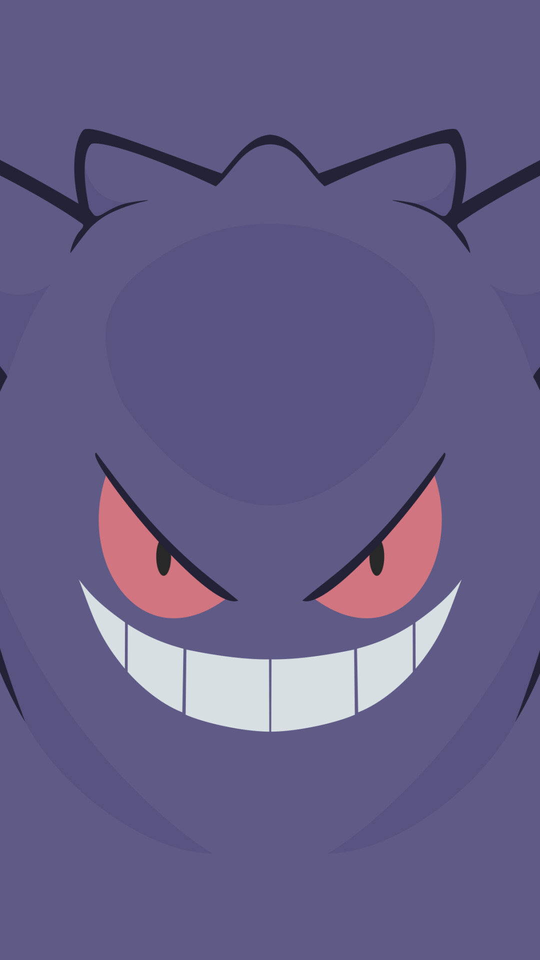 Gengar illustrations, Creepy character, Shadowy figure, Ghostly Pokmon, 1080x1920 Full HD Phone