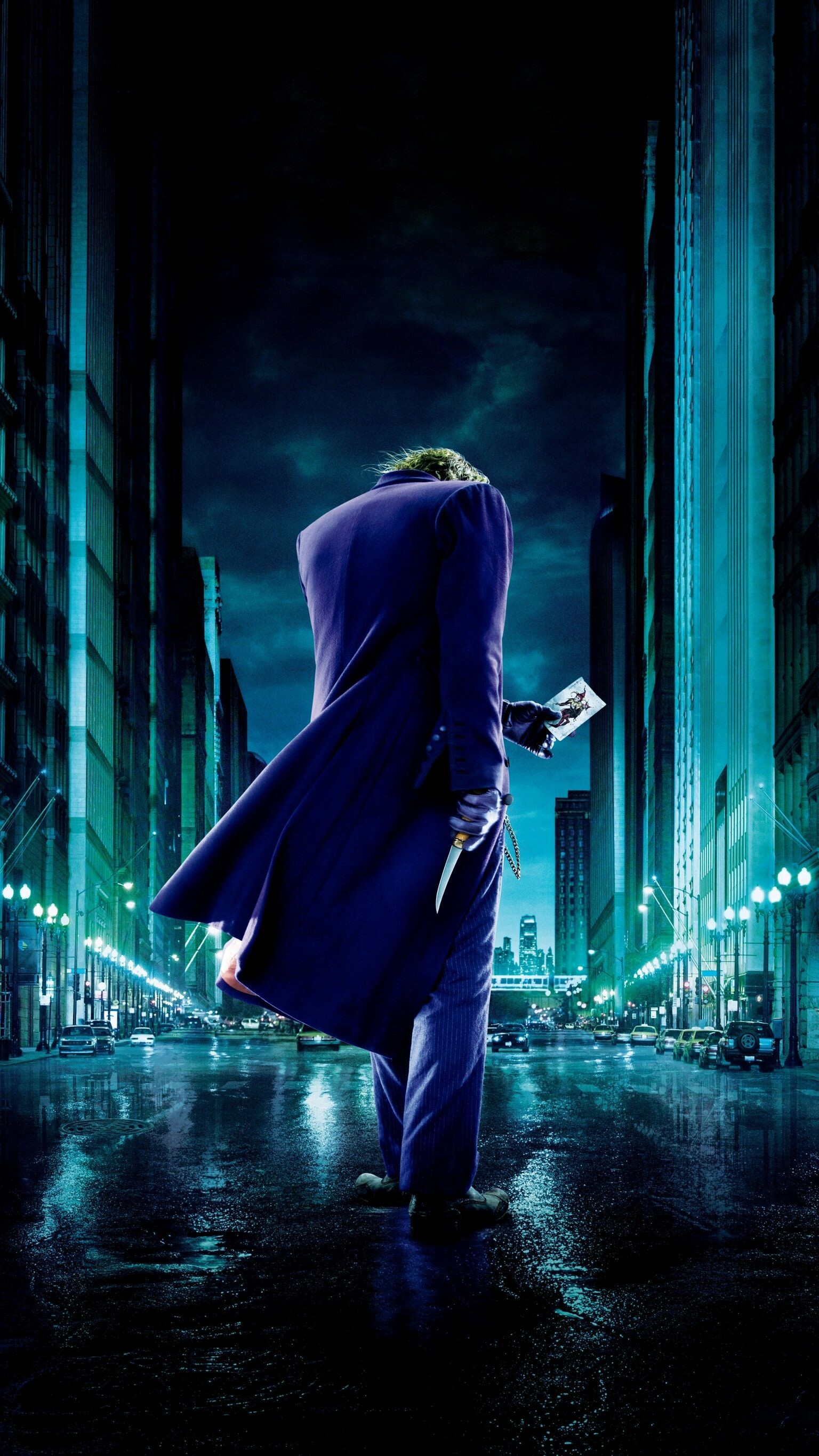 The Dark Knight 2008, Phone wallpaper, MovieMania, Joker's aura, 1540x2740 HD Phone