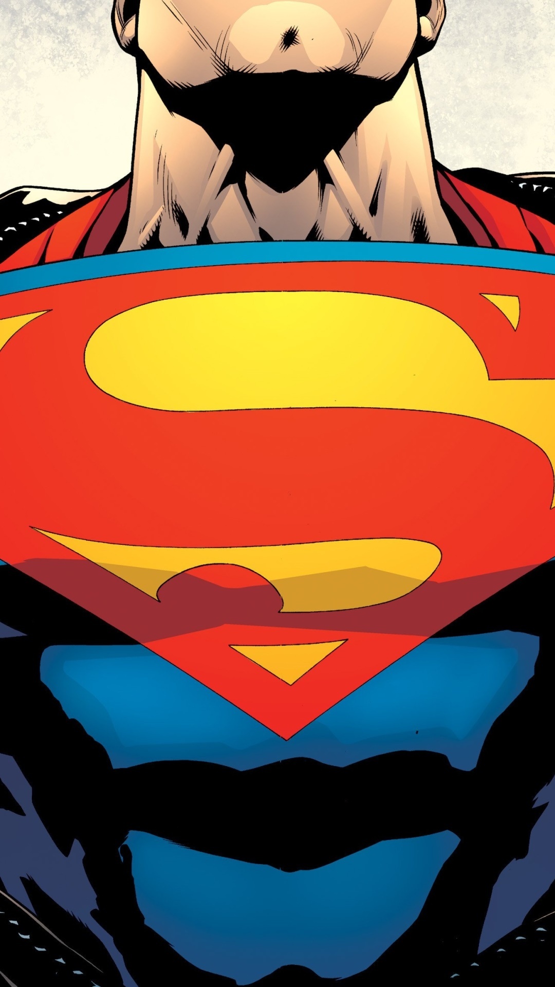 Superman, Superman S-shield emblem, DC Comics, Full HD Phone wallpaper