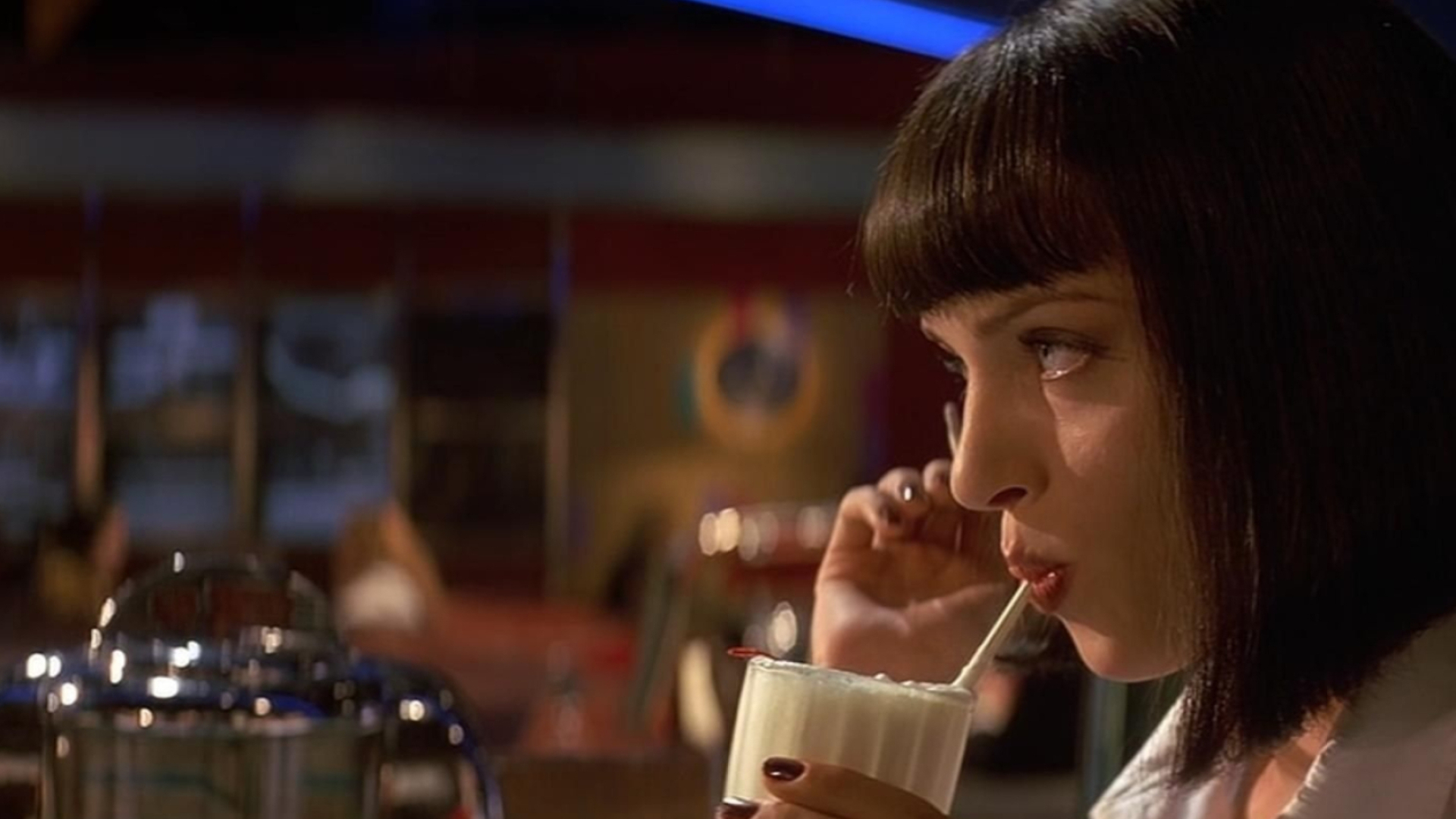 Uma Thurman, Pulp Fiction wallpaper, 1080p resolution, Barbara Archibald, 1920x1080 Full HD Desktop