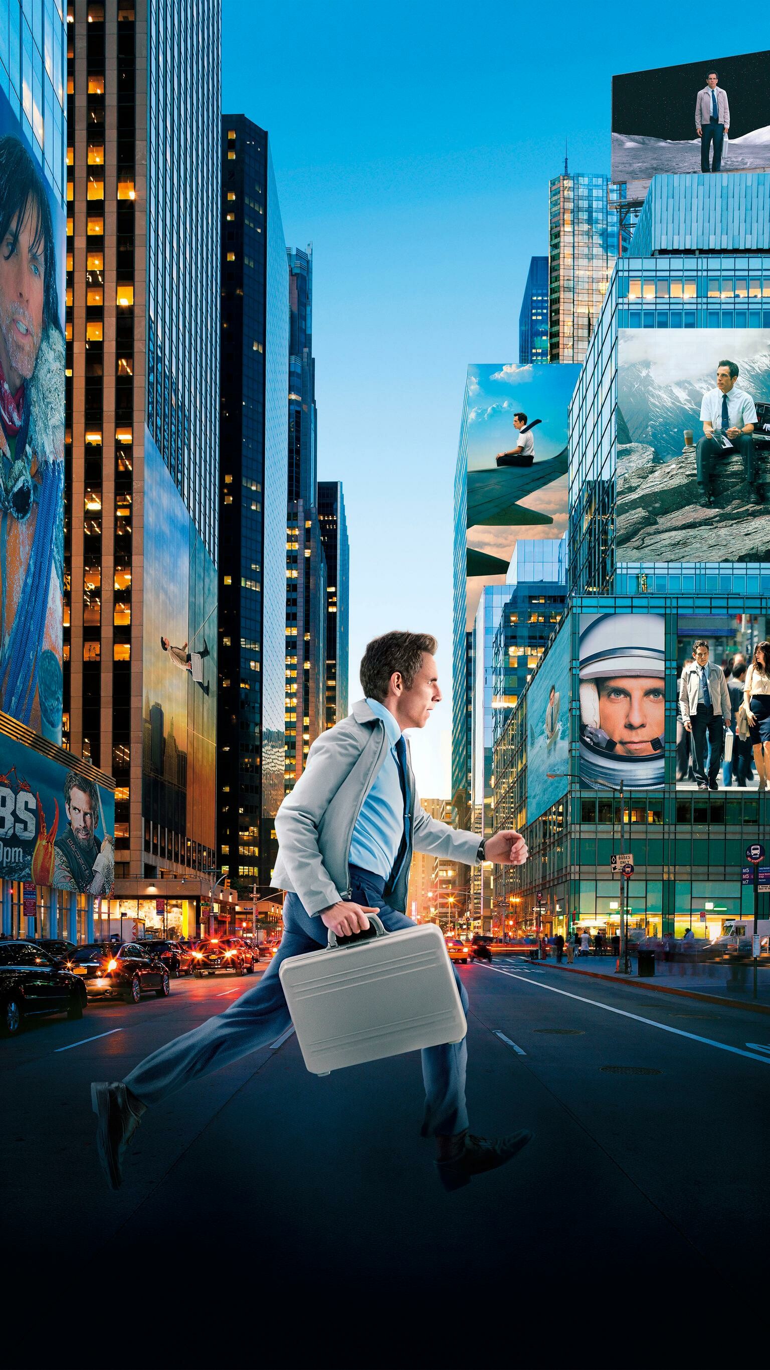 The Secret Life of Walter Mitty, Adventure film, Inspiring escapades, Daydreaming protagonist, 1540x2740 HD Phone