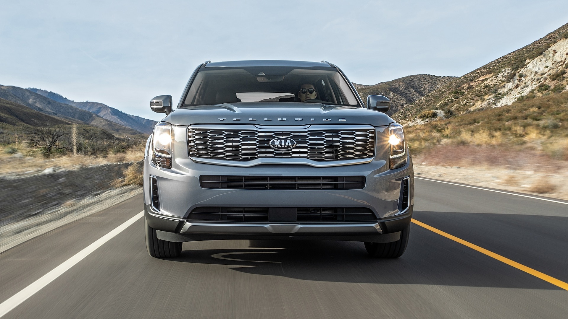 Kia Telluride, AWD capability, Tow hitch, Love for the sea, 1920x1080 Full HD Desktop
