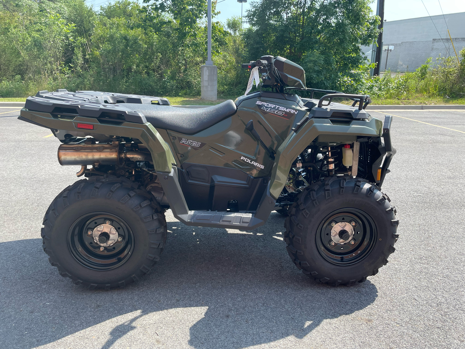 Polaris Sportsman 450 H.O., 2022 model, Sage green, ATV adventure, 1920x1440 HD Desktop