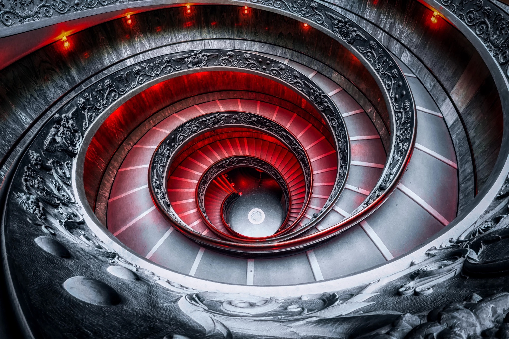 Staircase, Striking design, HD wallpaper, Eye-catching aesthetic, 2050x1370 HD Desktop