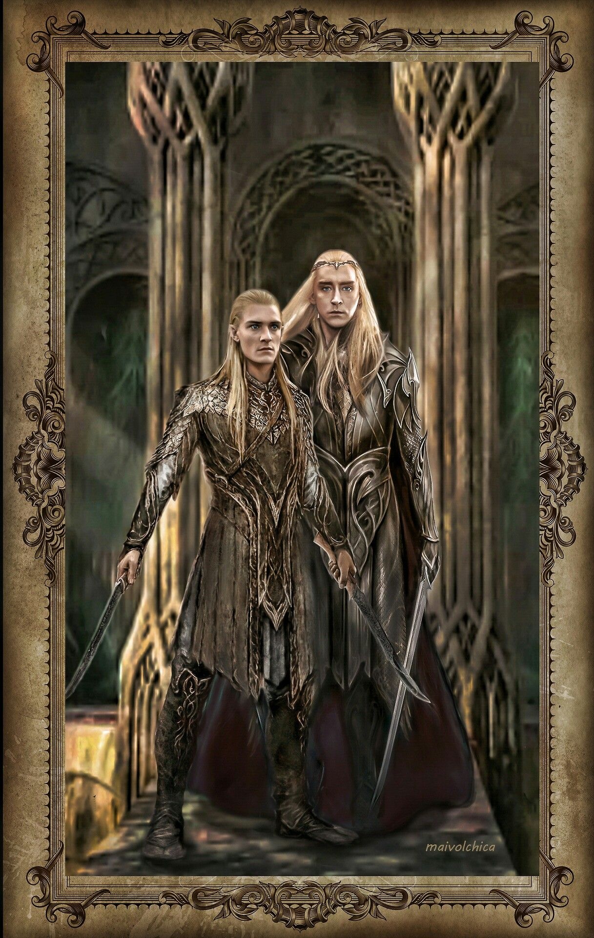 Thranduil, Mirkwood elves, Elven king, Woodland realm, 1220x1920 HD Phone