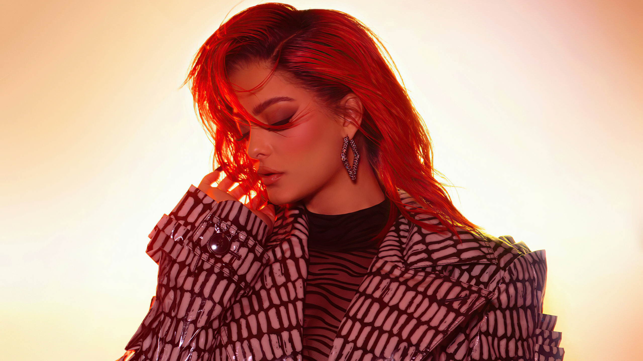 Bebe Rexha, Music artist, L officiel Australia, Photoshoot, 2560x1440 HD Desktop