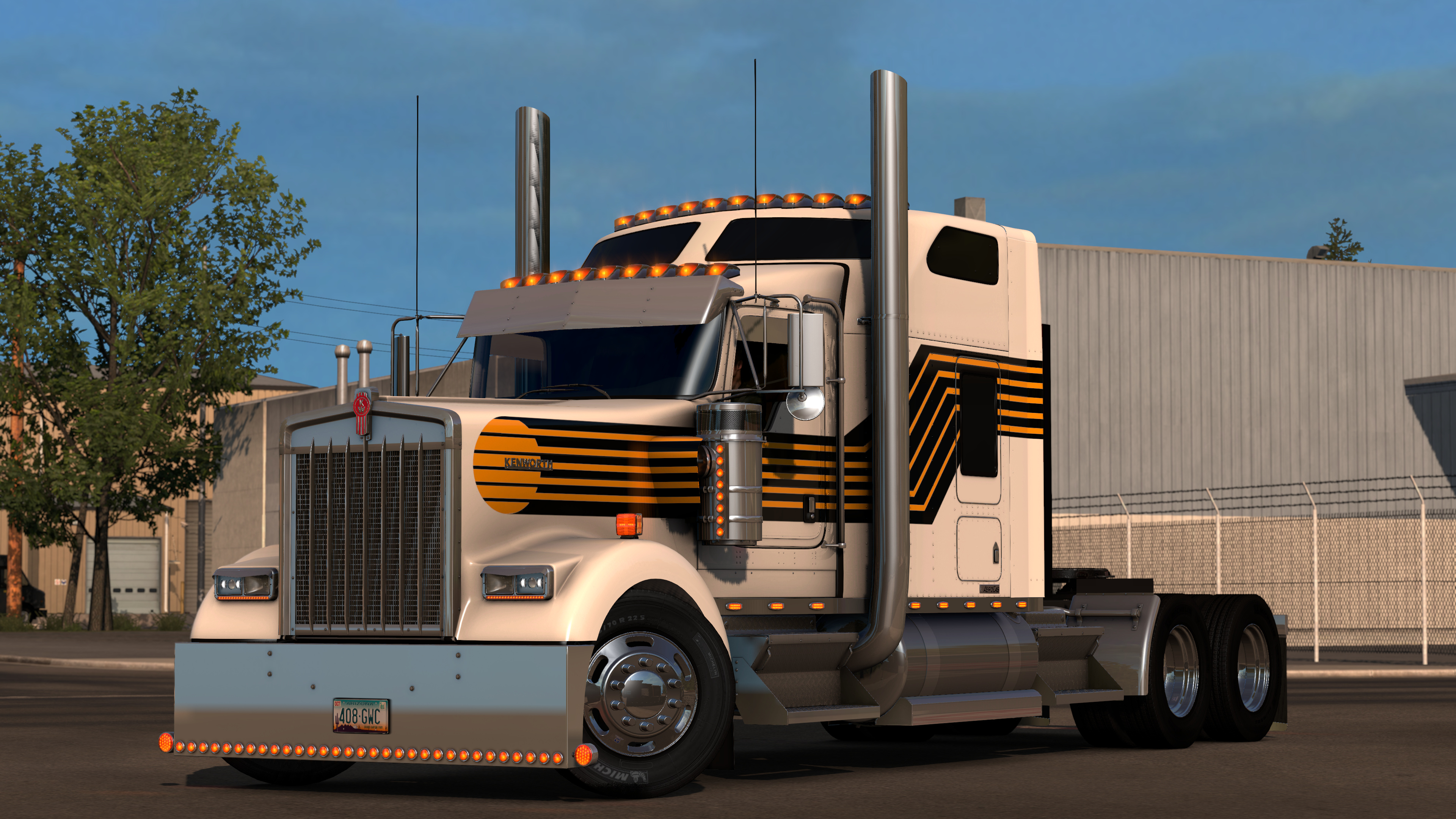 ATS Custom W900, Kenworth Wallpaper, 3840x2160 4K Desktop