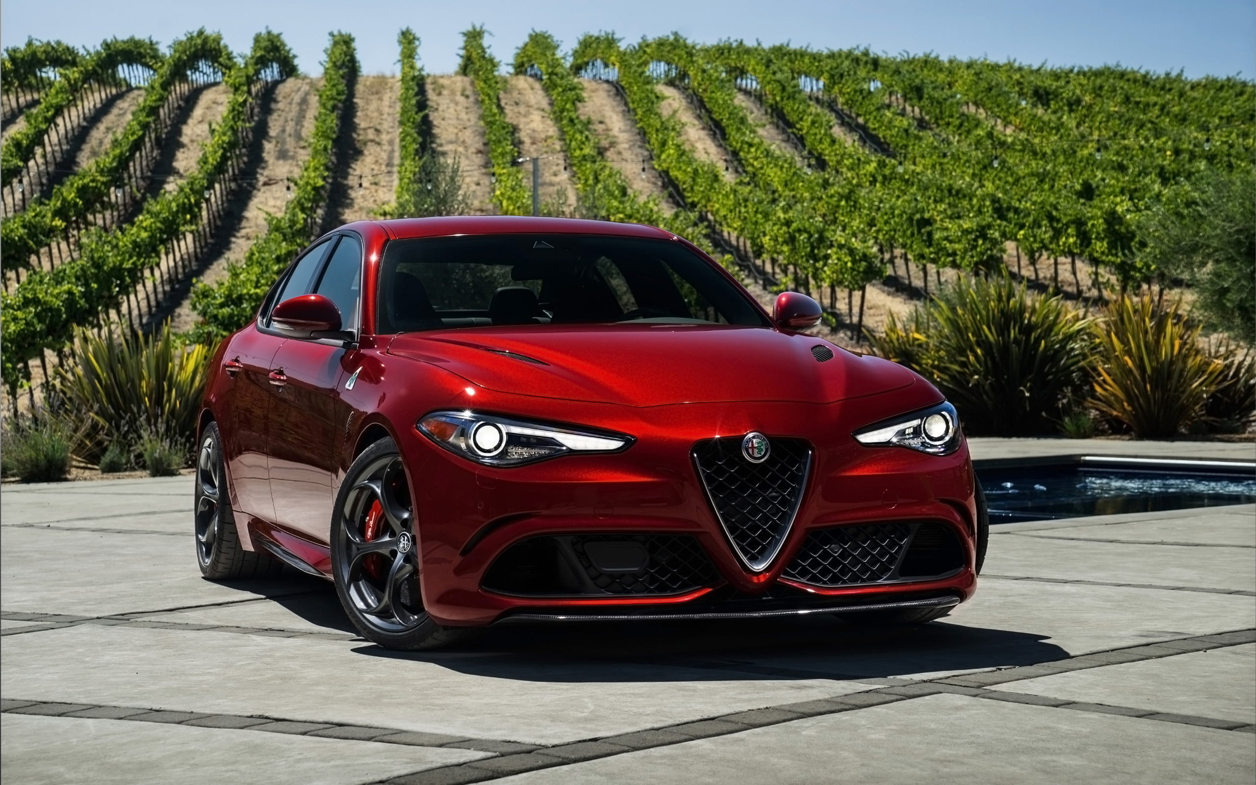 Alfa Romeo Giulietta Quadrifoglio Verde, 2017 model, High-performance hatchback, Italian design, 2560x1600 HD Desktop