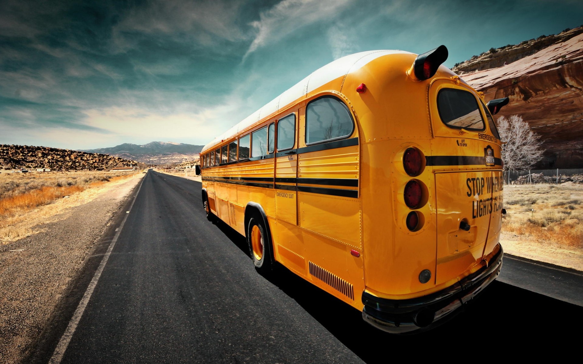 Crown Clark Schoolbus 1975, Bus Wallpaper, 1920x1200 HD Desktop