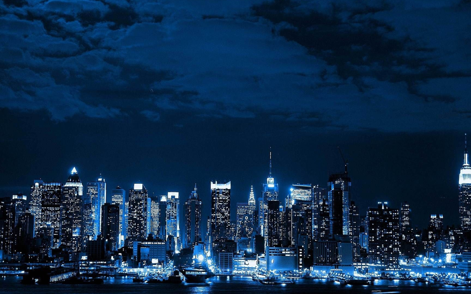 Empire State Building, Chrysler Building, Midtown Manhattan skyline, HD Desktop wallpaper
