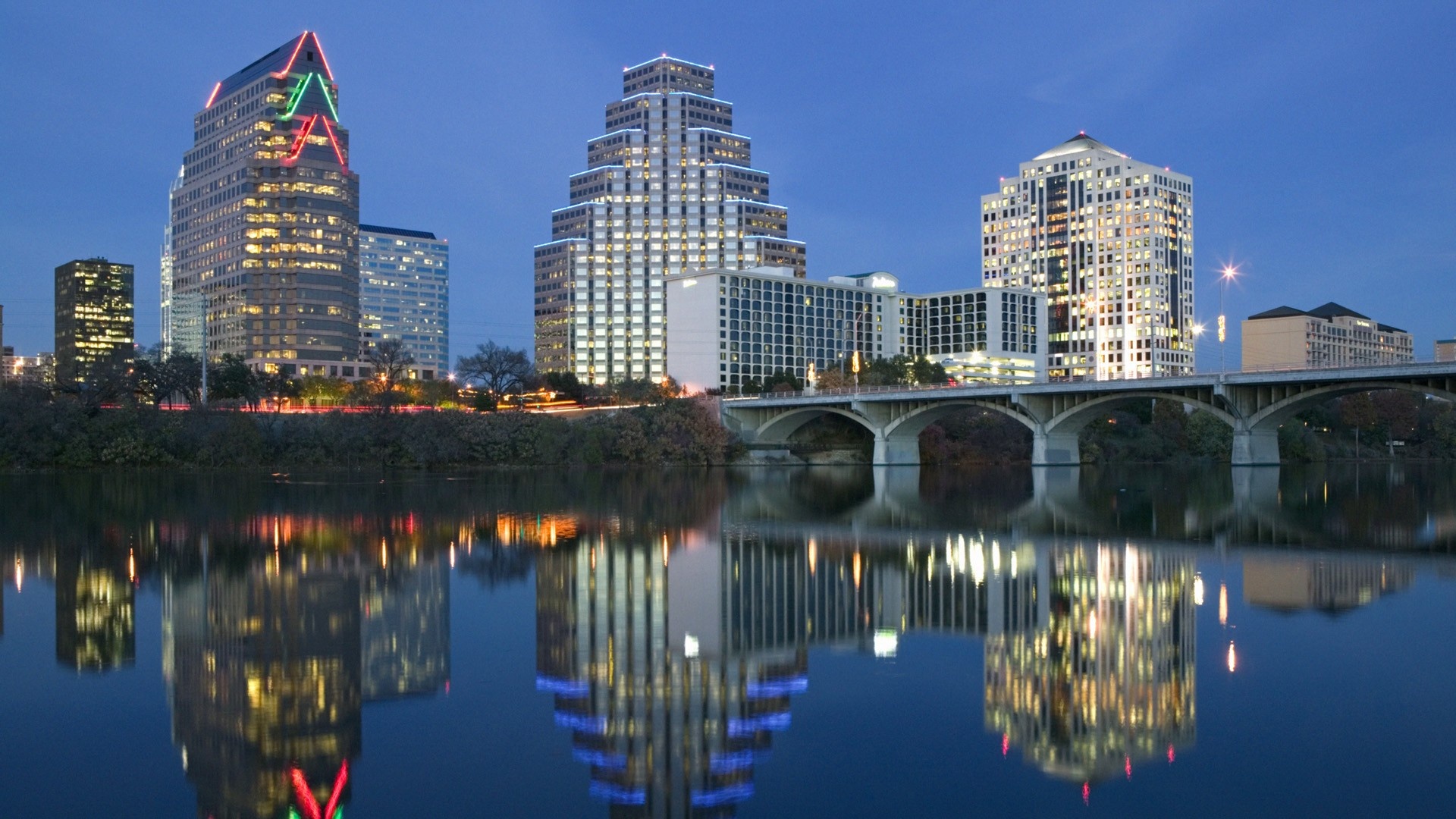 One Congress Plaza, Austin Wallpaper, 1920x1080 Full HD Desktop