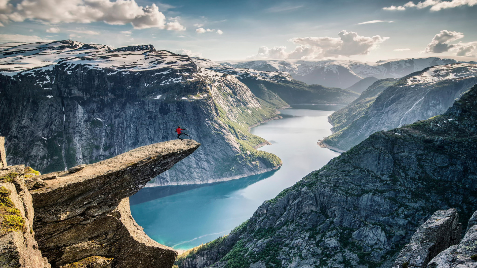 Download Norway wallpaper, Trolls Tongue Trolltunga section, Captivating situations, Breathtaking resolution, 1920x1080 Full HD Desktop