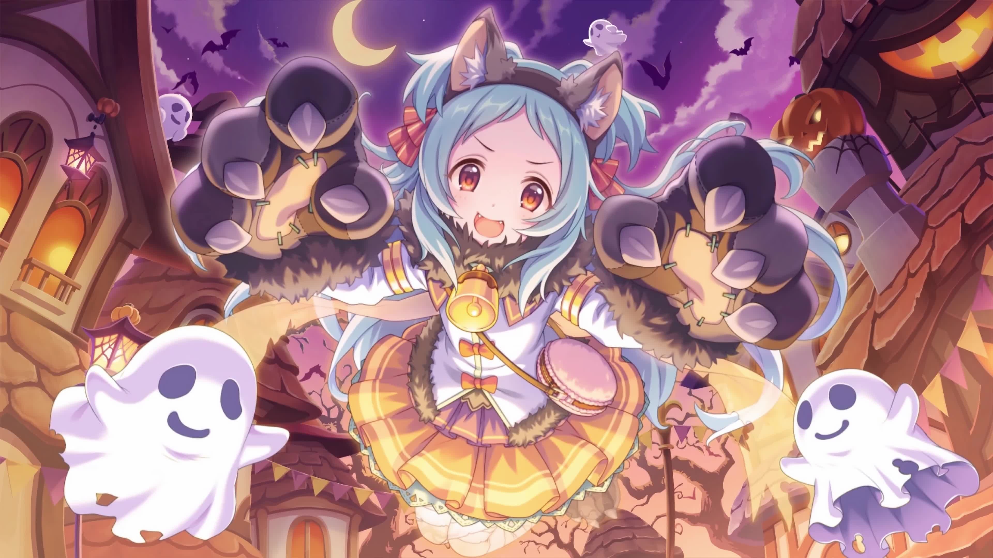 Princess Connect! Re: Dive, Kiruya, Momochi, Wallpapers, 3840x2160 4K Desktop