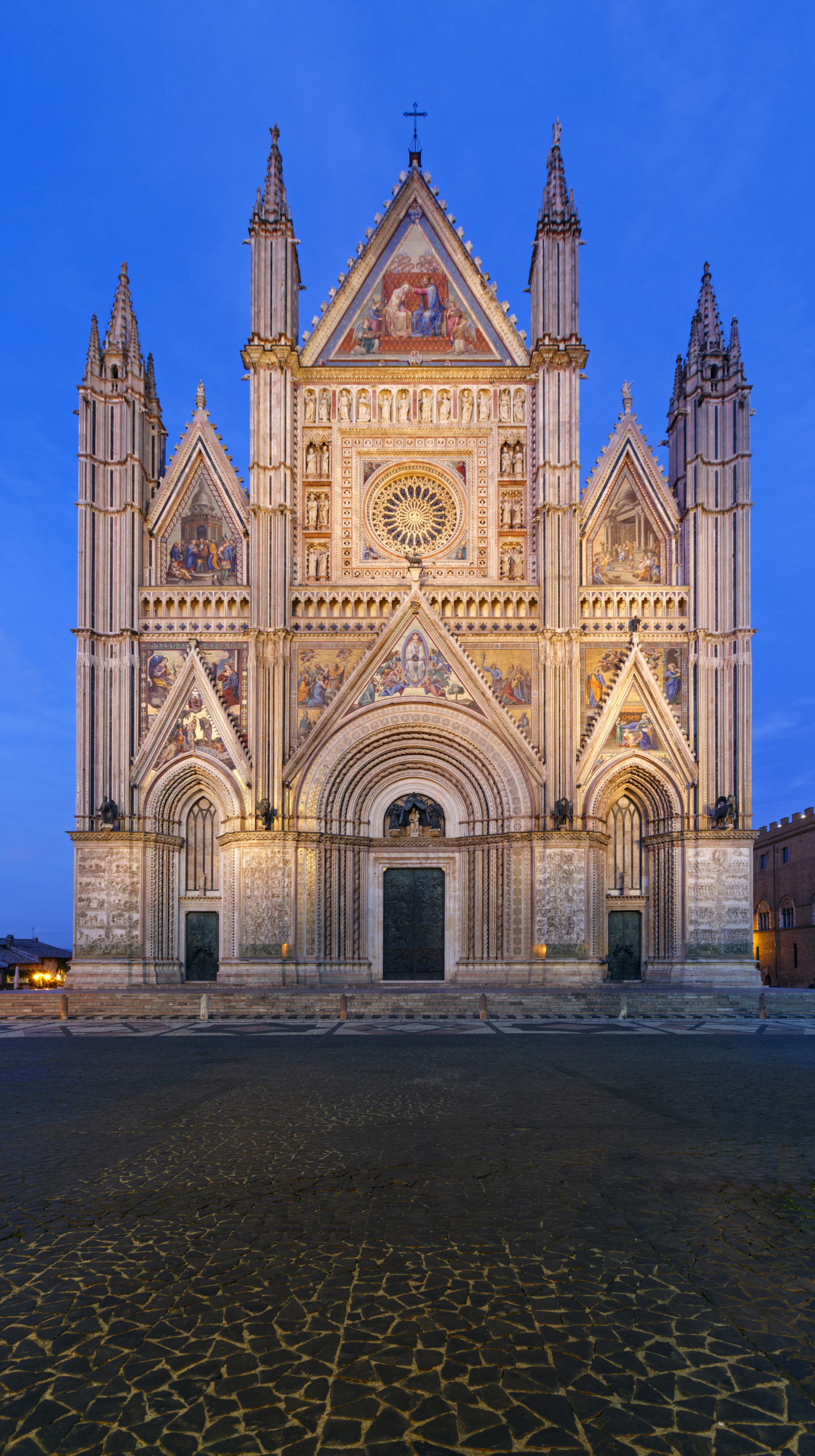 Orvieto, Travels, Christopher Cunningham, Italy, 1790x3190 HD Phone