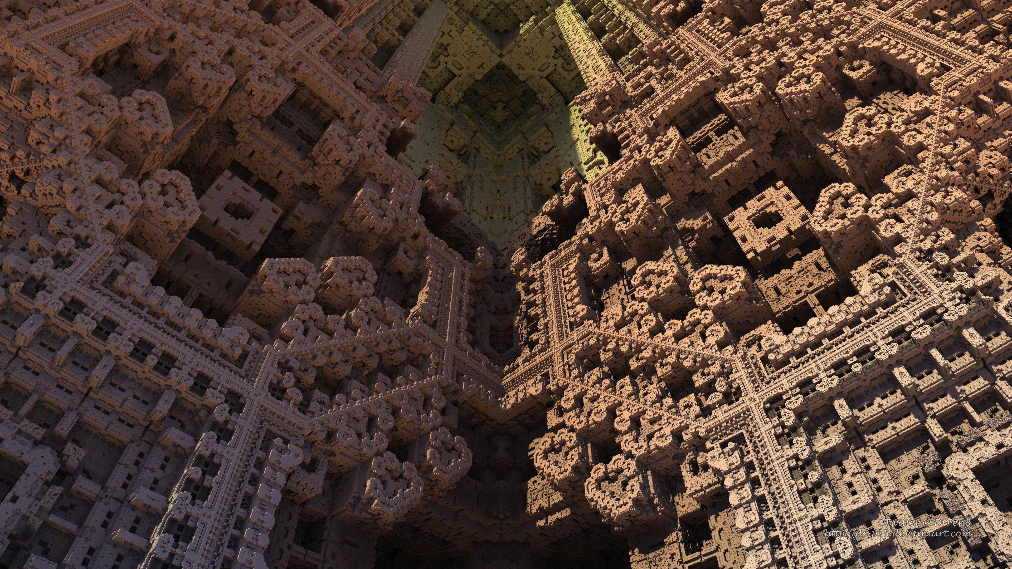 Architecture, Fractals Wallpaper, 3840x2160 4K Desktop