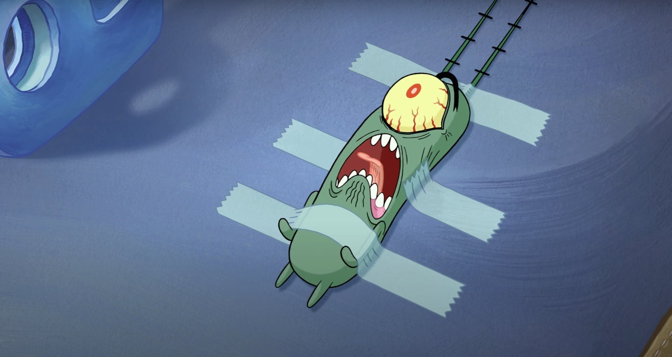 Plankton, SpongeBob SquarePants, Animation, Global impact, 2200x1170 HD Desktop