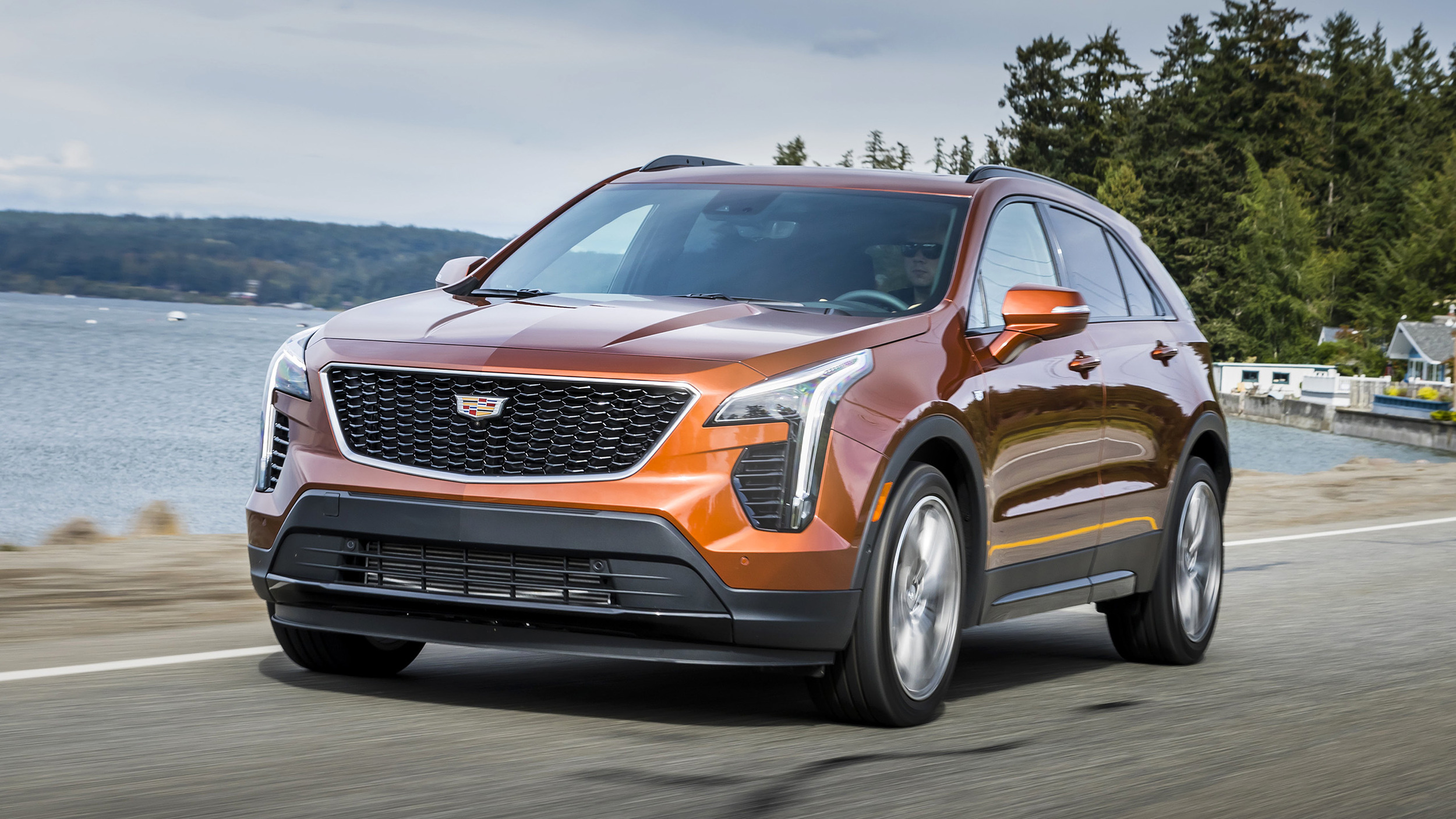 Cadillac XT4, Luxury SUV, Stylish design, HD wallpapers, 2500x1410 HD Desktop