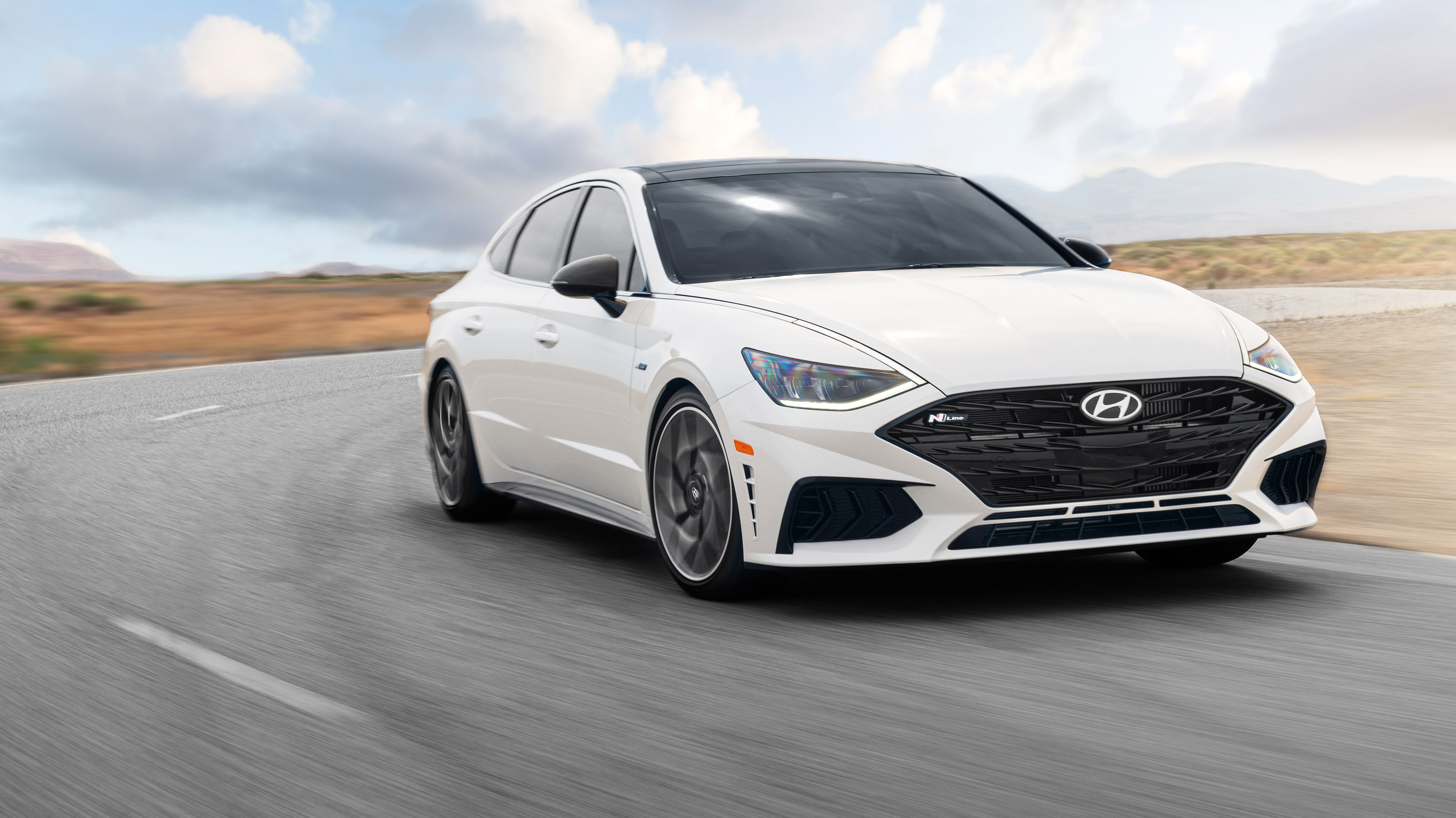 Hyundai Sonata N Line, HD wallpapers, Hyundai, Sedan, 3840x2160 4K Desktop