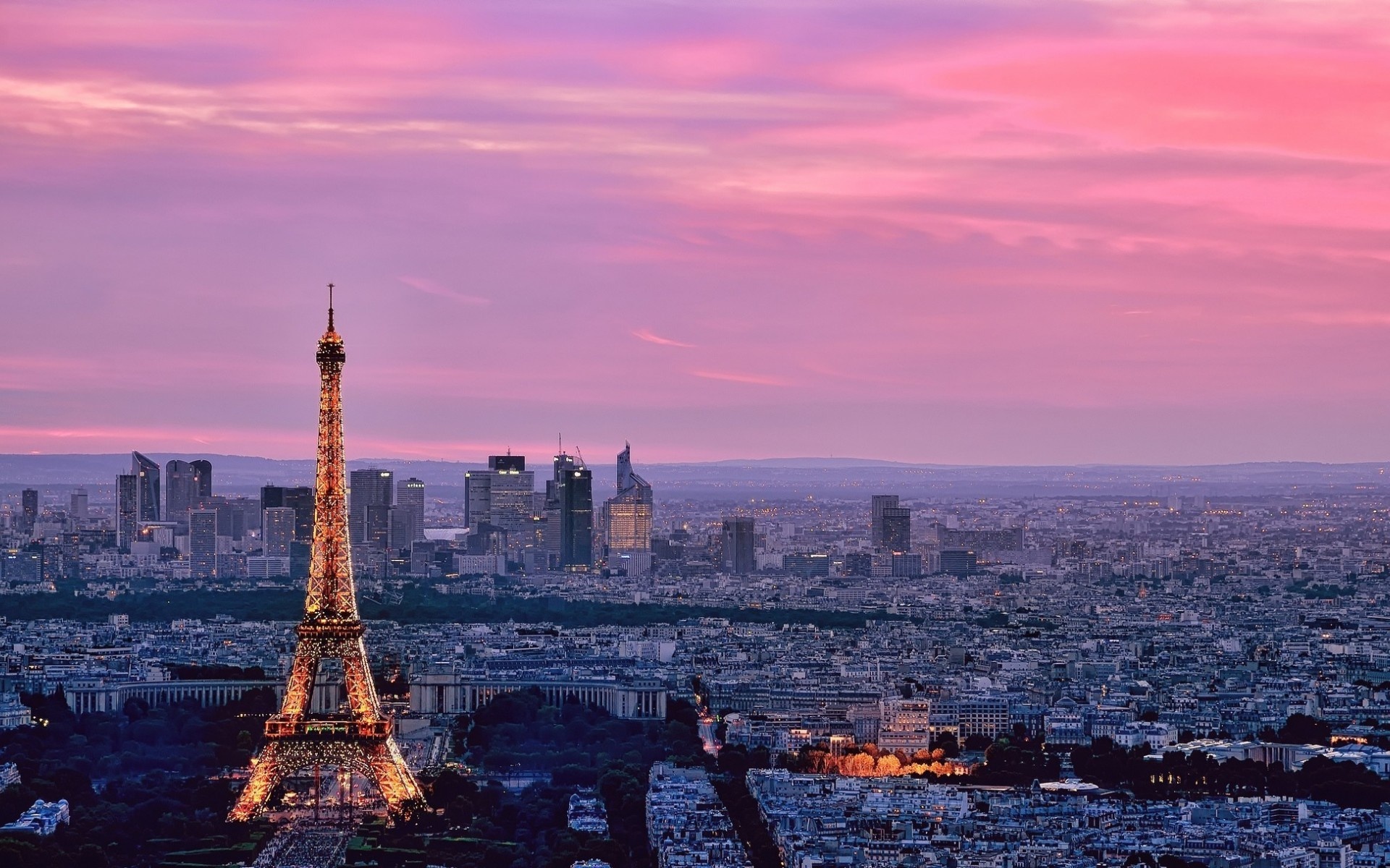 Pink Paris, High definition, Widescreen, Vintage charm, 1920x1200 HD Desktop