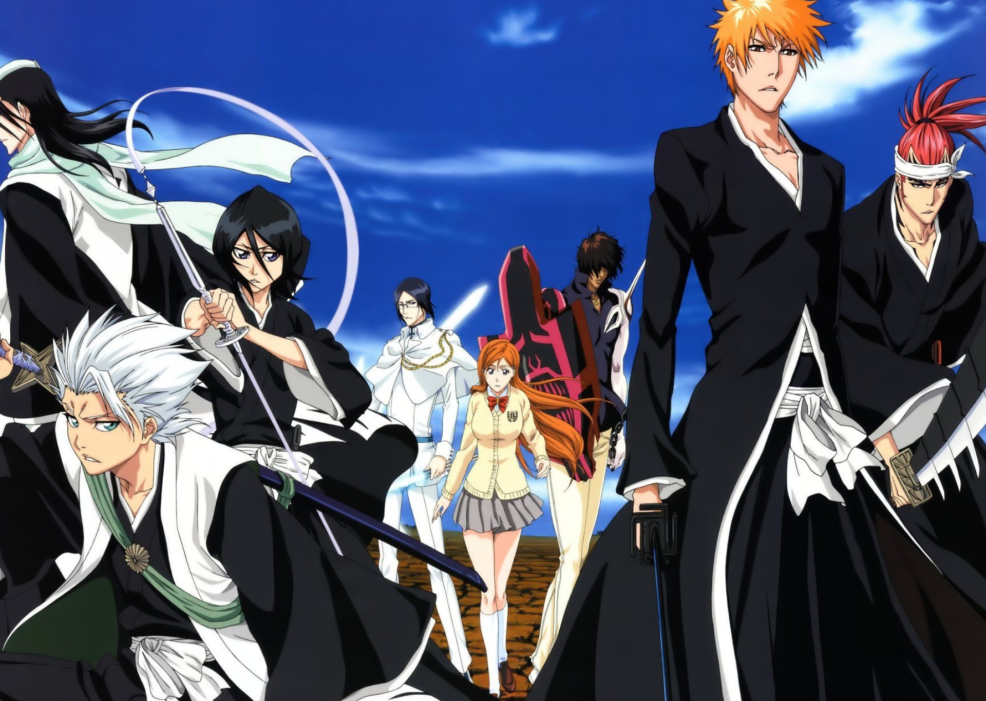 Ichigo and Rukia, Anime fan art, Beautifully crafted, Heartwarming scenes, 1920x1370 HD Desktop