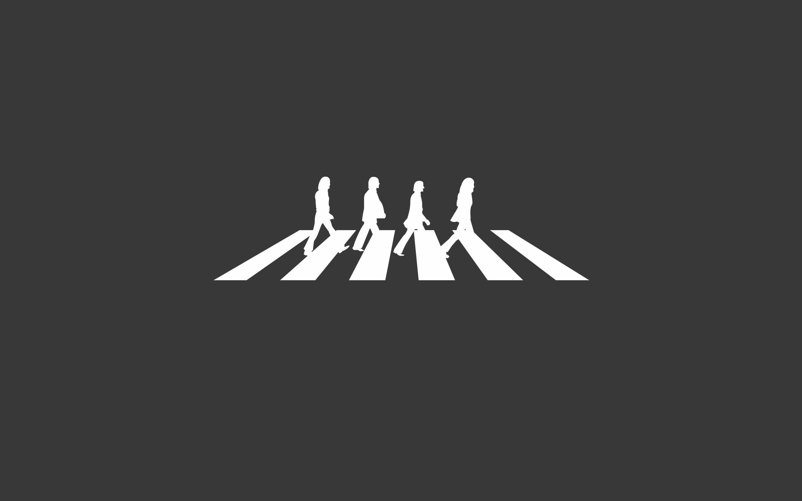 The Beatles, Music band, Minimalist wallpapers, 2560x1600 HD Desktop