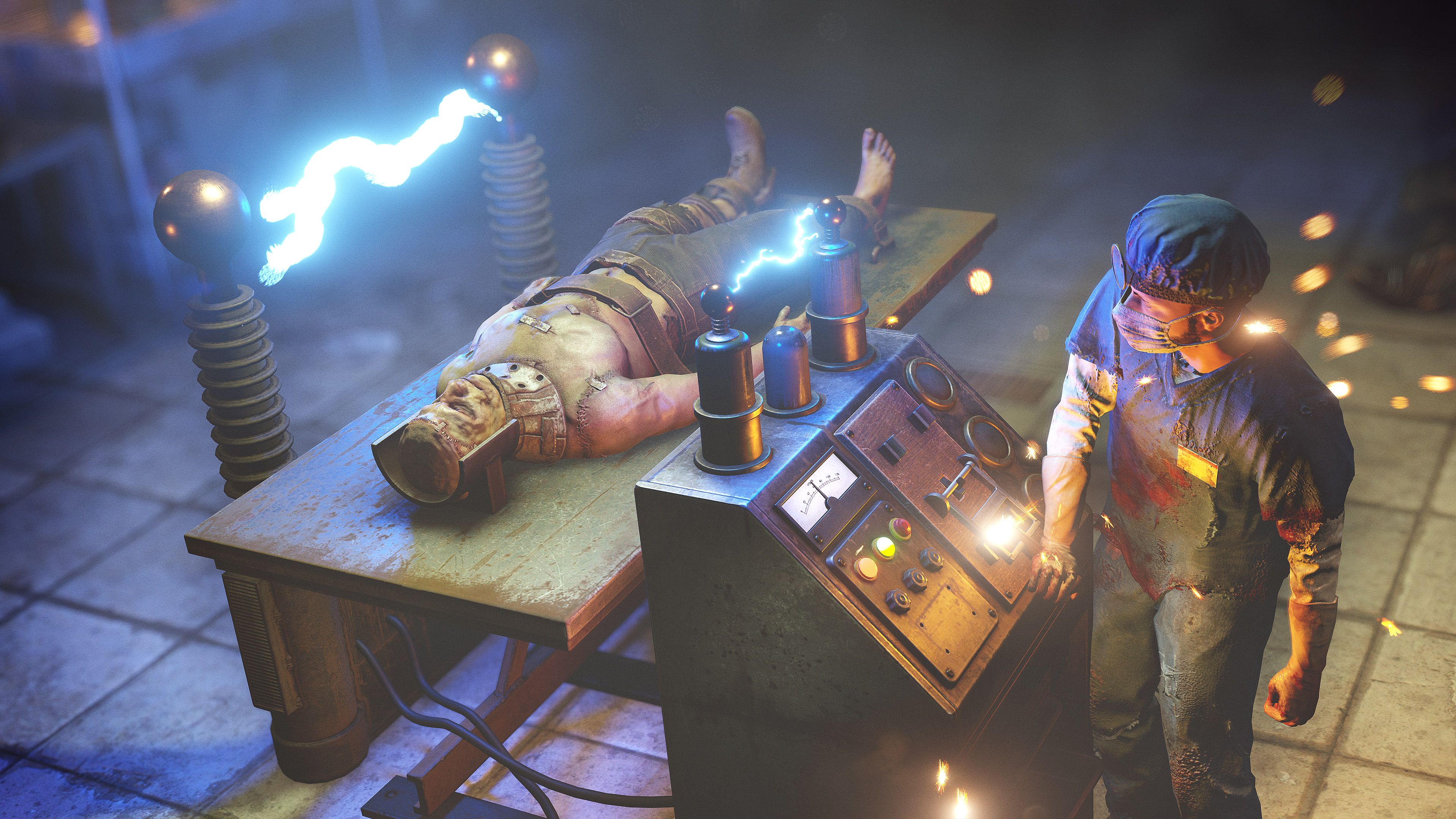 Frankenstein's Monster, Rust, Build your own, Halloween, 3840x2160 4K Desktop