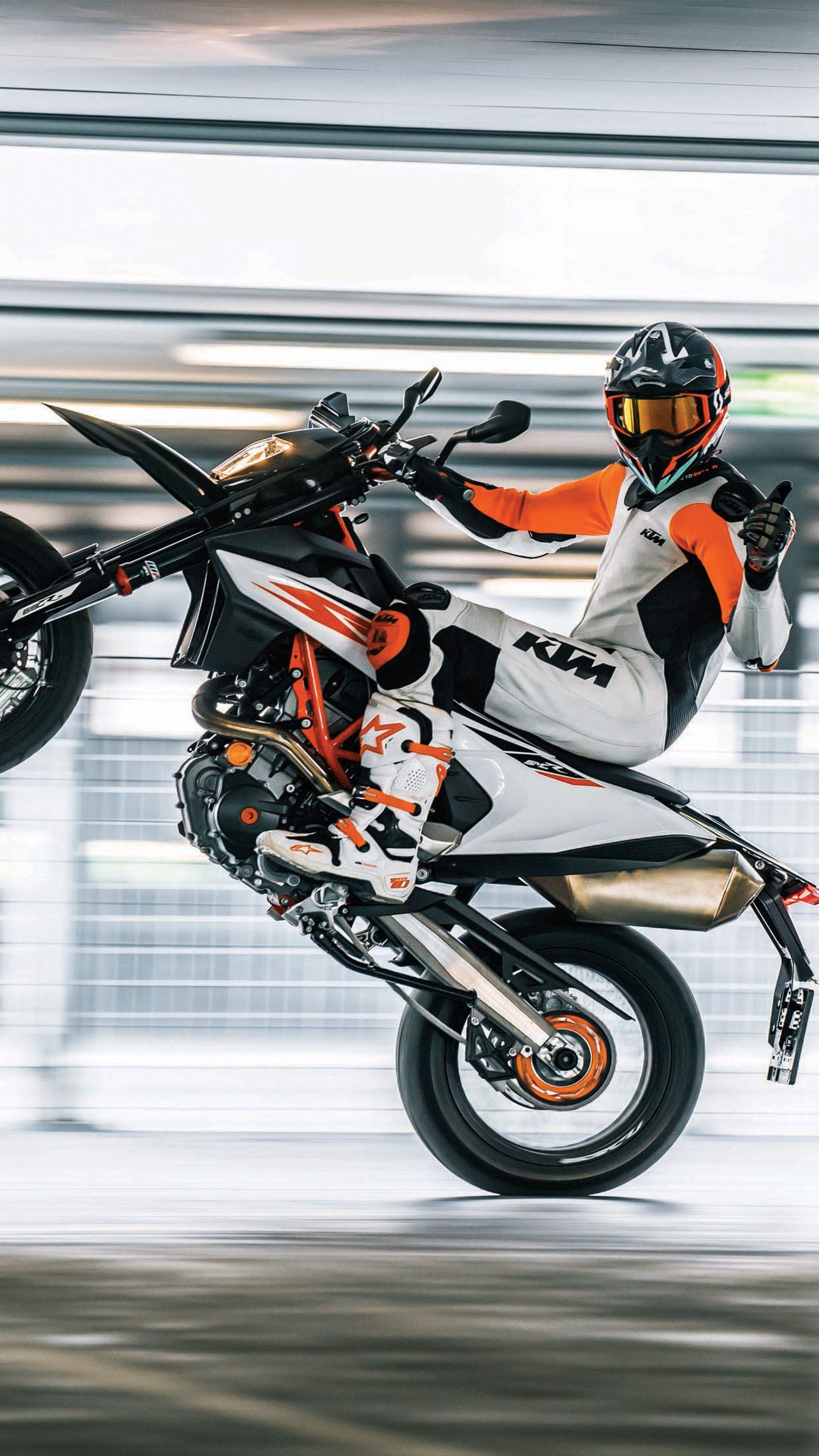 KTM 690 SMC R, Supermoto Wallpaper, 2160x3840 4K Phone