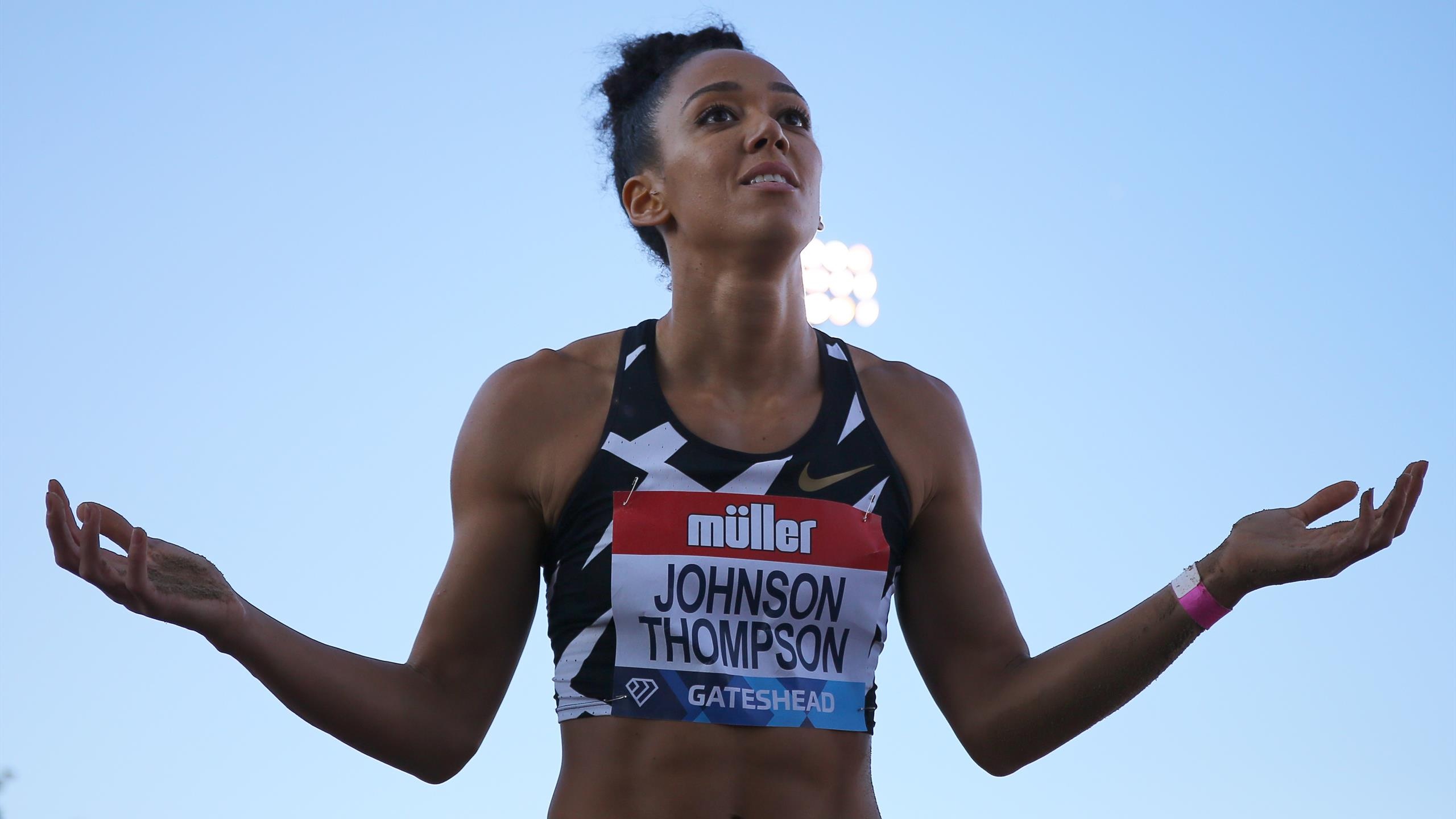 Katarina Johnson-Thompson, Tokyo 2020 opinion, mental barrier, good place, 2560x1440 HD Desktop