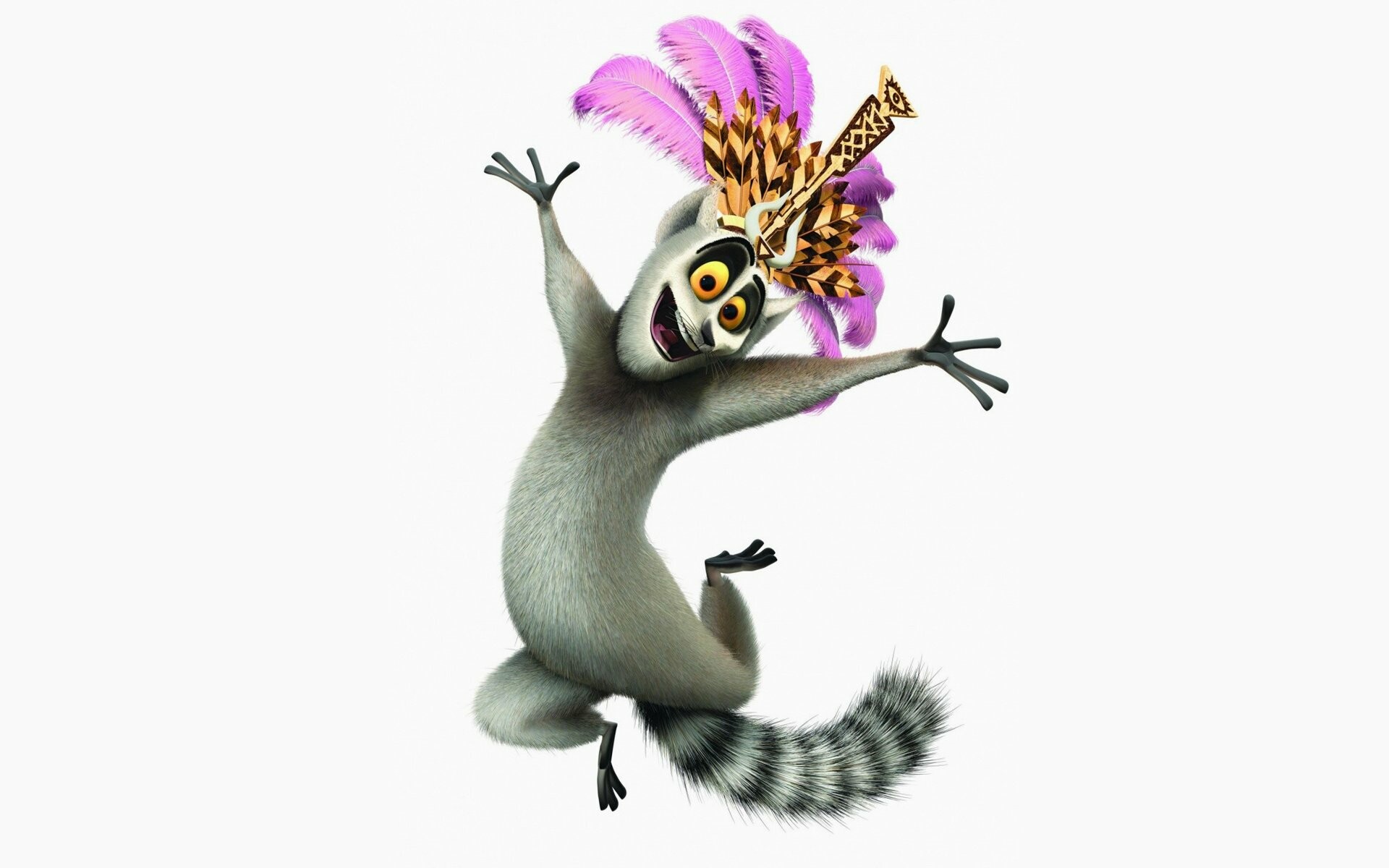 King Julien, Madagascar Wallpaper, 1920x1200 HD Desktop