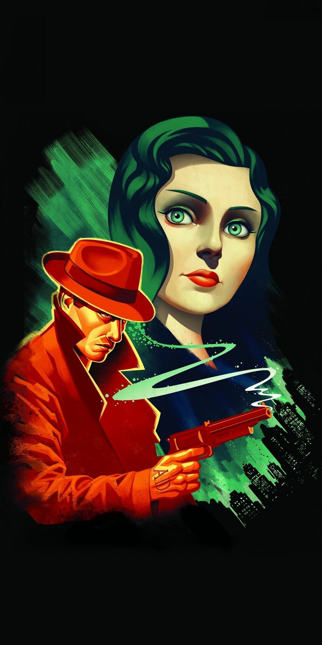 BioShock, Minimal poster, Artistic game imagery, Stunning visuals, 1080x2160 HD Phone