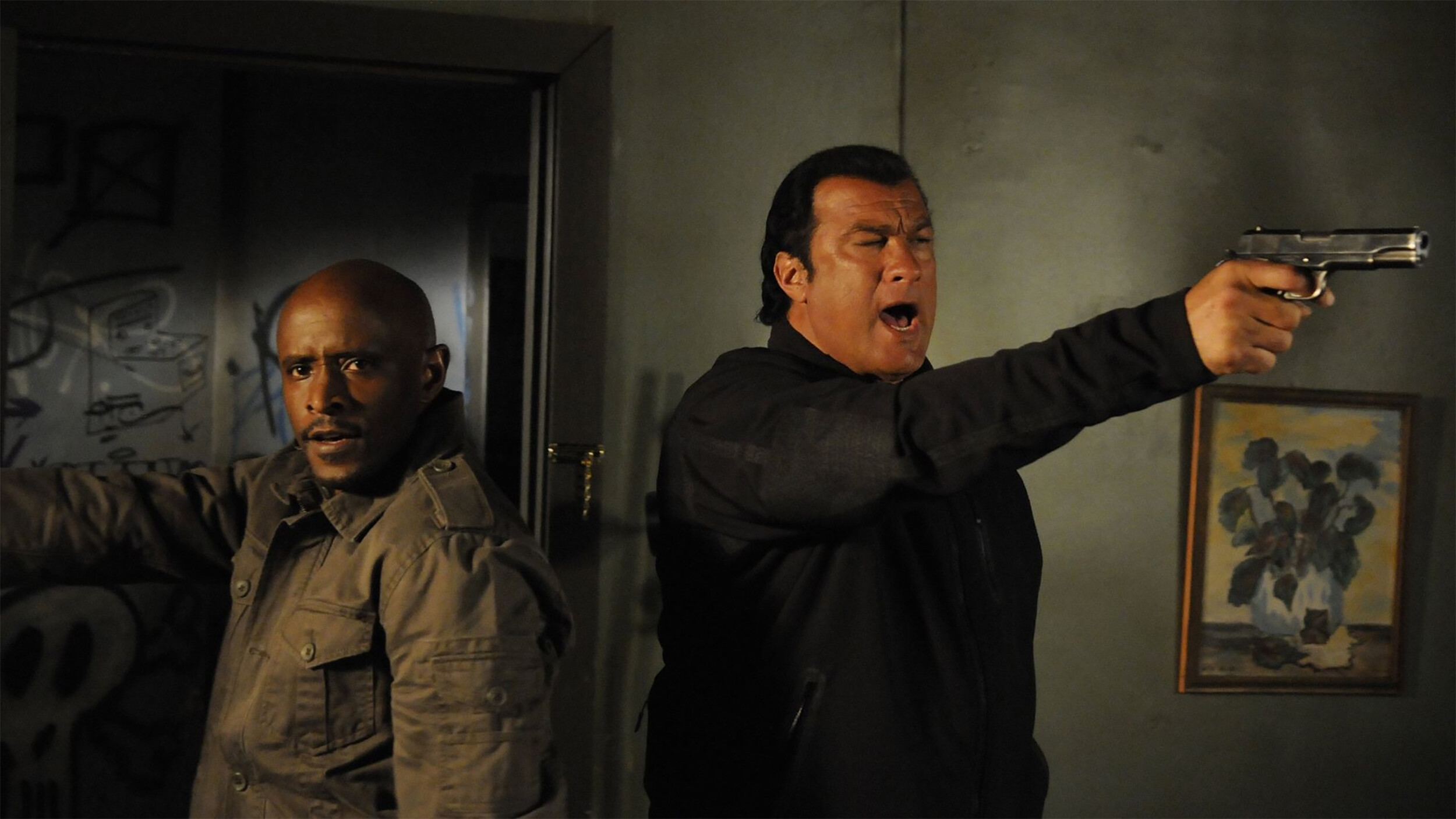 Steven Seagal, The Keeper movie, Microsoft Store, Action-packed experience, 2500x1410 HD Desktop