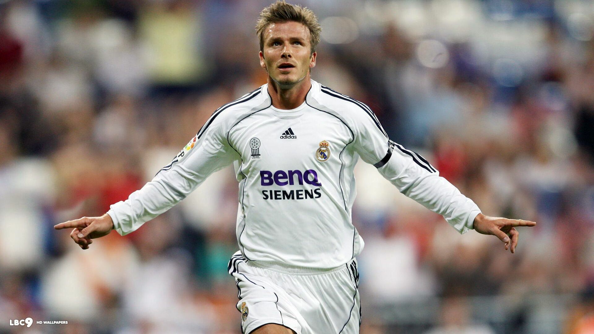 Beckham, Real Madrid, Football superstar, Memorable matches, 1920x1080 Full HD Desktop