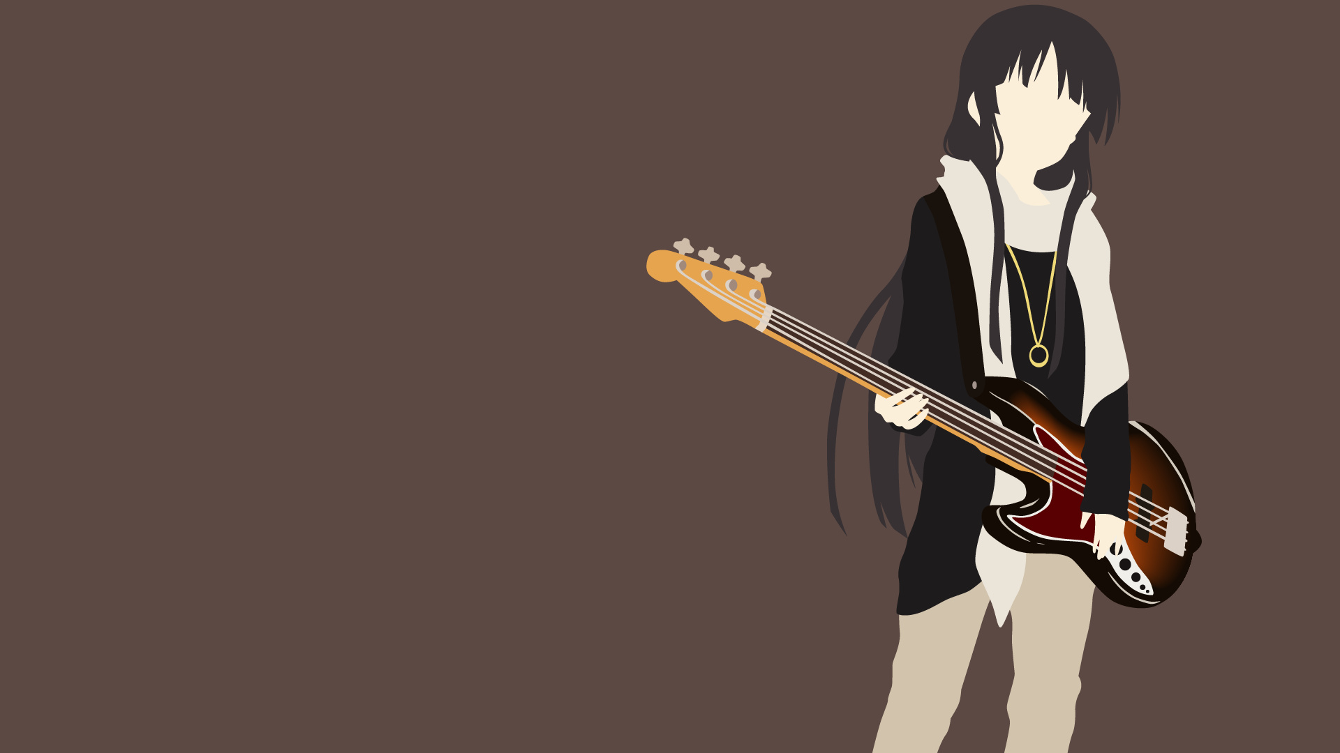 String Bass Guitar (Music), Anime girls, Mio guitarist, 1920x1080 Full HD Desktop