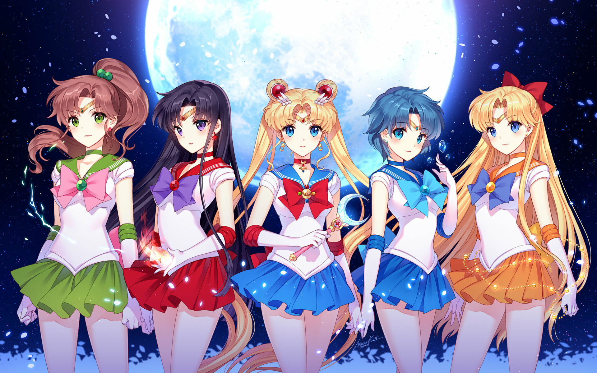 Sailor Moon, Desktop wallpapers, Legendary sailor, Moon kingdom, 1920x1200 HD Desktop