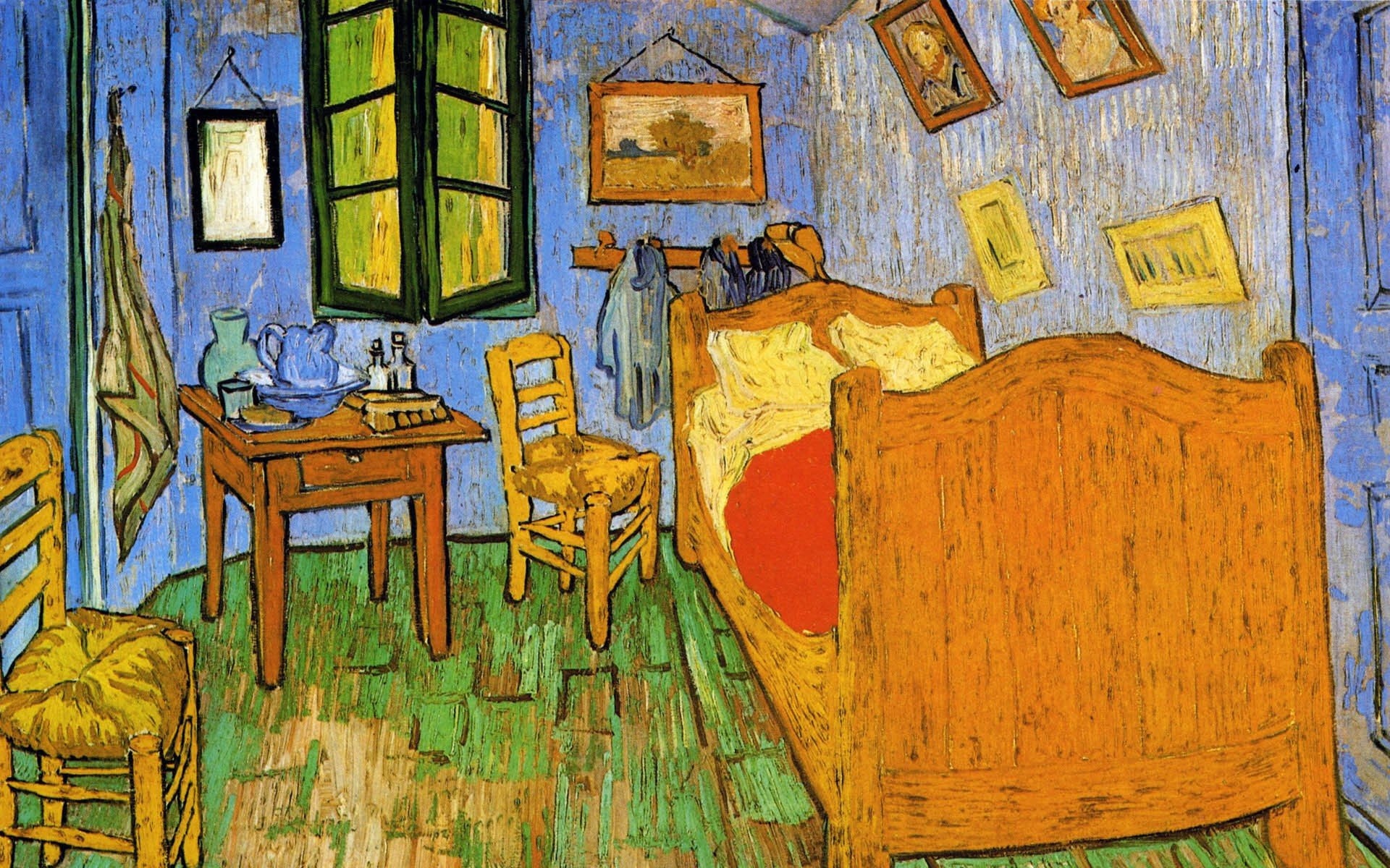 Bedroom in Arles, Vincent van Gogh Wallpaper, 1920x1200 HD Desktop